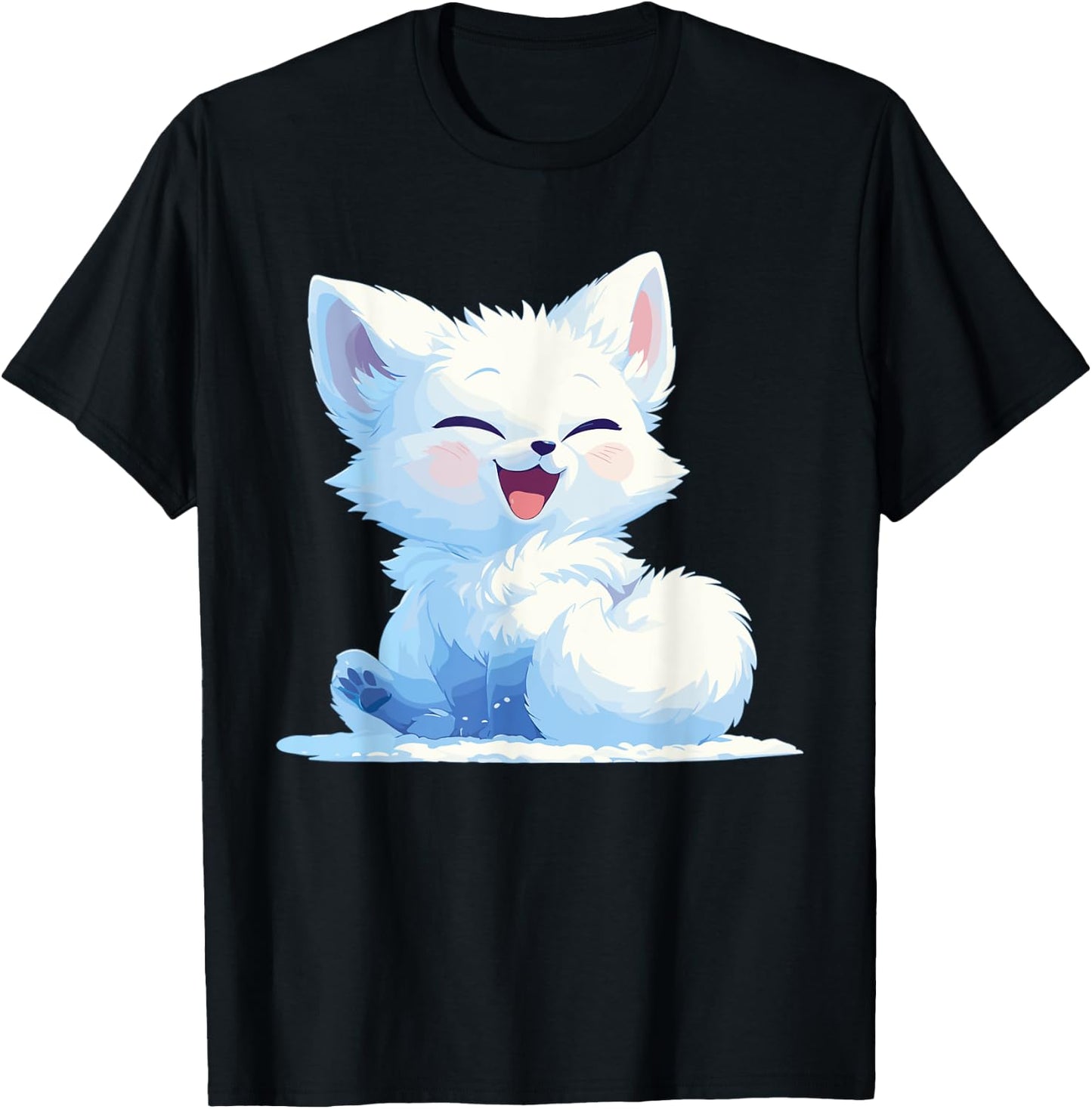 Arctic Foxes Lovers Arctic Fox T-Shirt - T-Shirt | Black