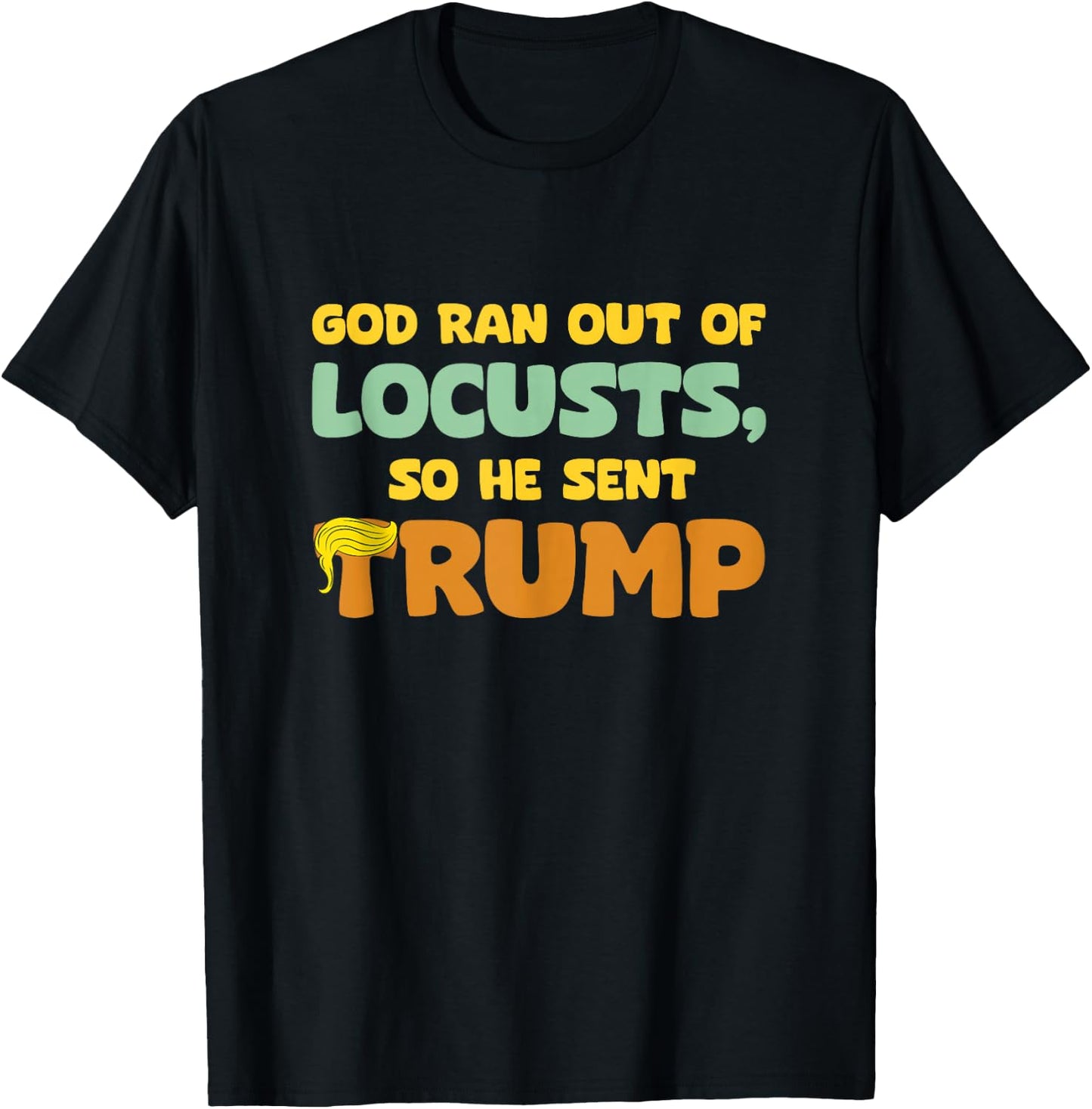 Funny Anti Trump Democrat Against Trump T-Shirt - T-Shirt | Black