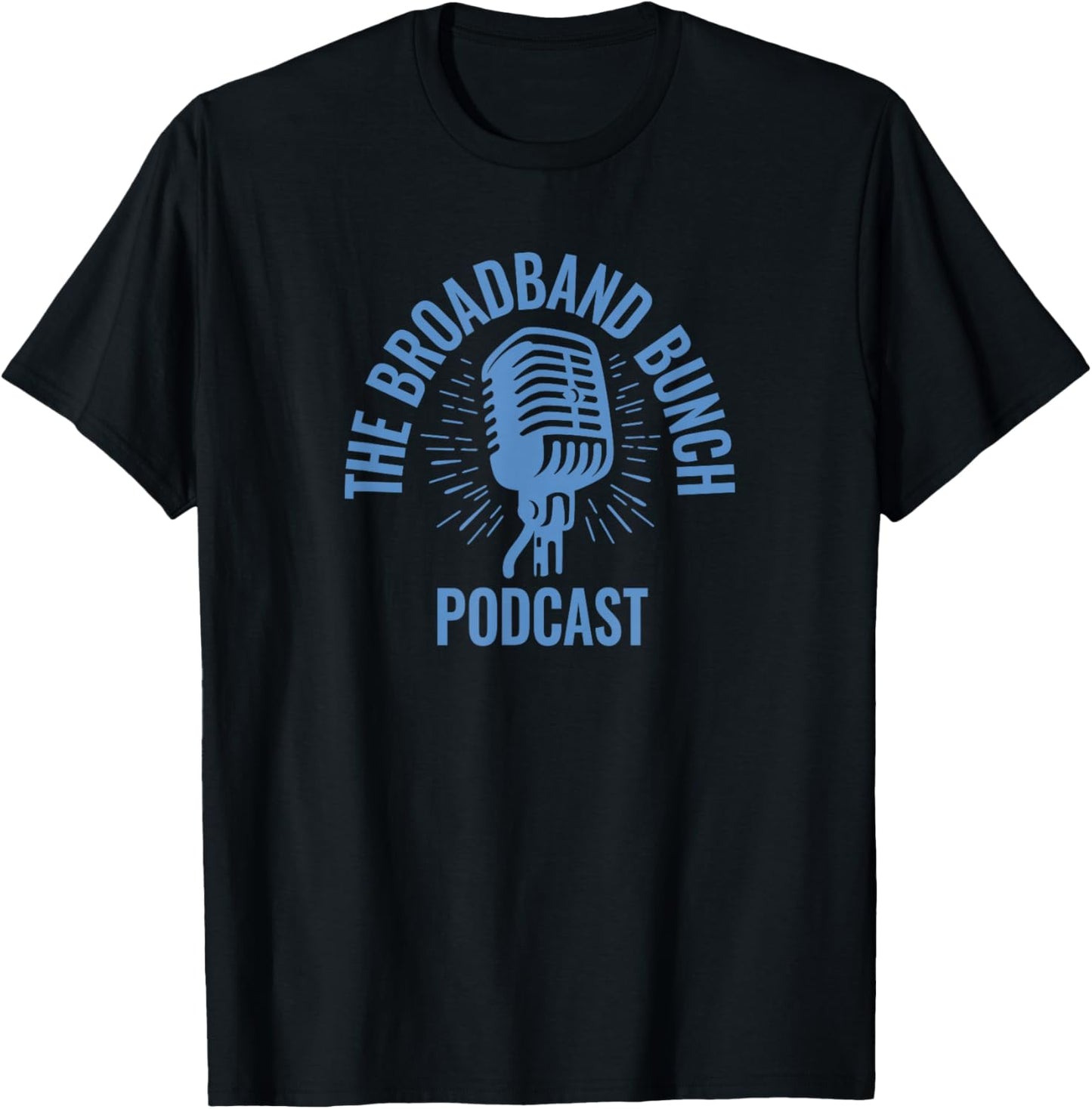 Broadband Bunch Mic T-Shirt - T-Shirt | Black