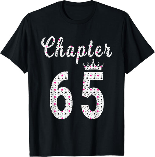 65th Birthday T-Shirt - T-Shirt | Black