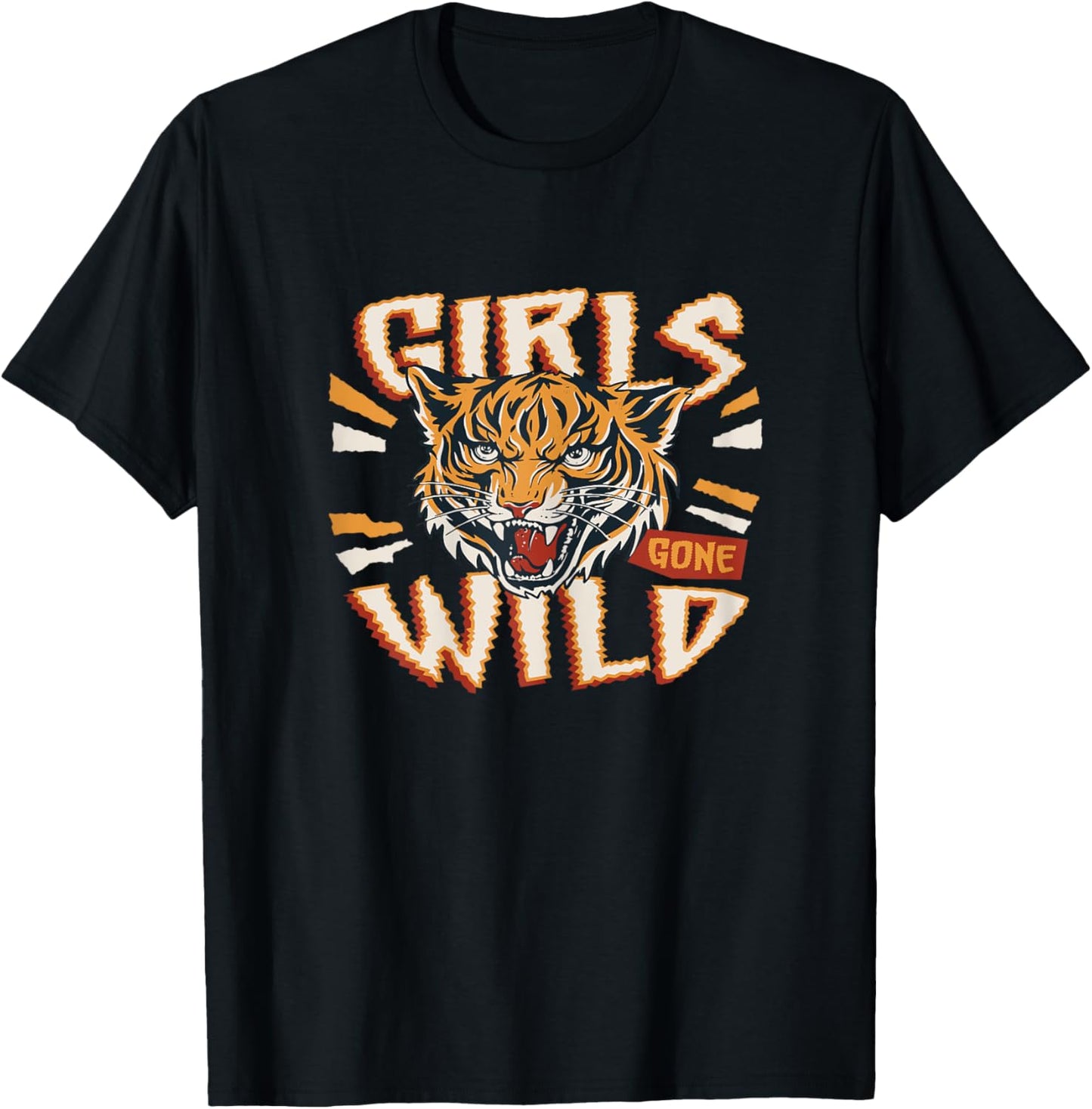 Girls gone wild Tiger T-Shirt - T-Shirt | Black