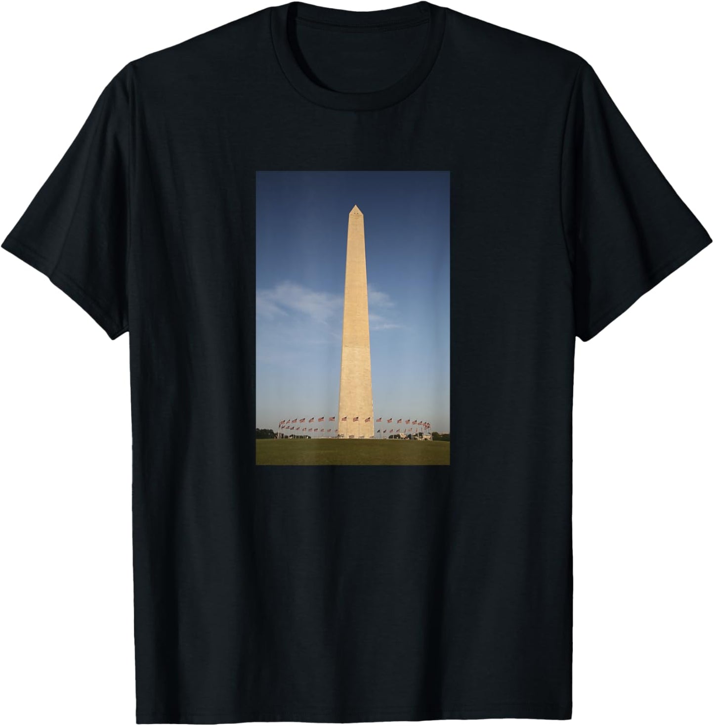Washington Monument Memorial Obelisk USA Landmark T-Shirt - T-Shirt | Black