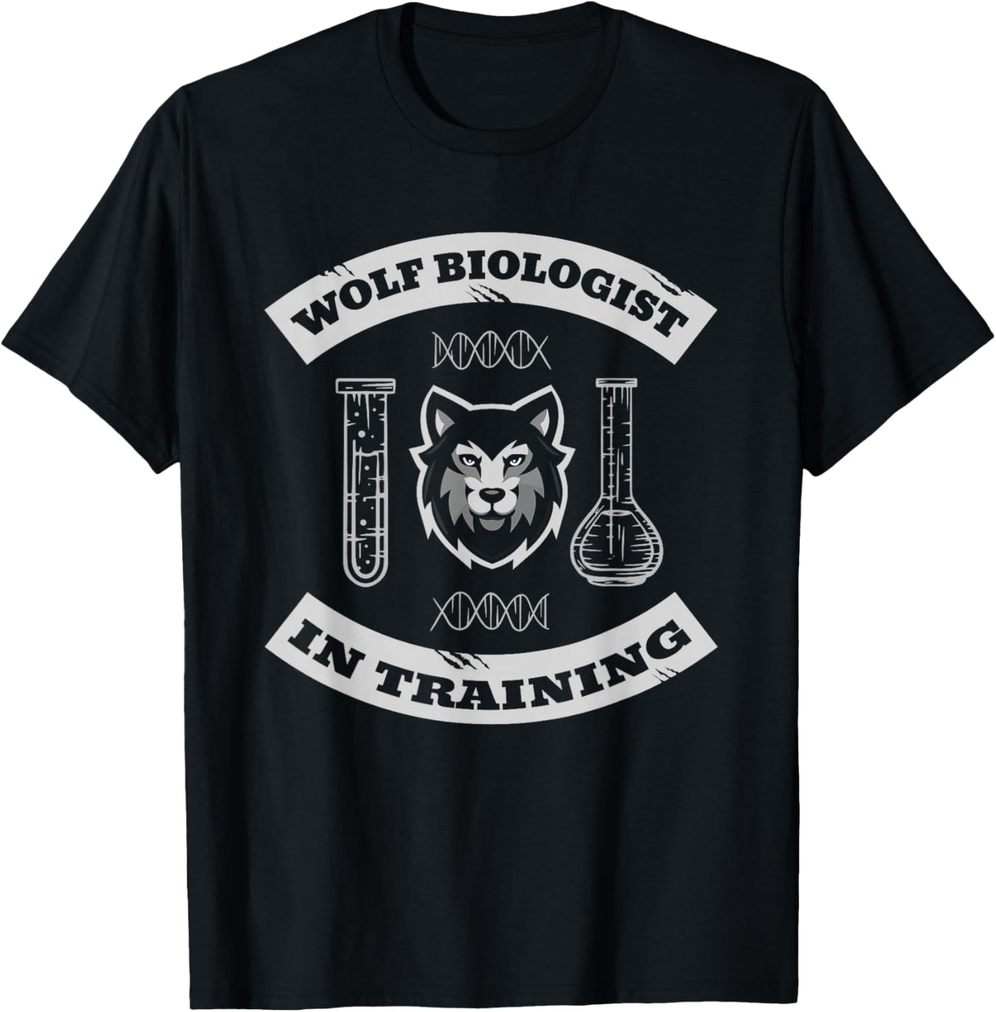 Wolf Predator - Wilderness Wolves Wolf T-Shirt - T-Shirt | Black