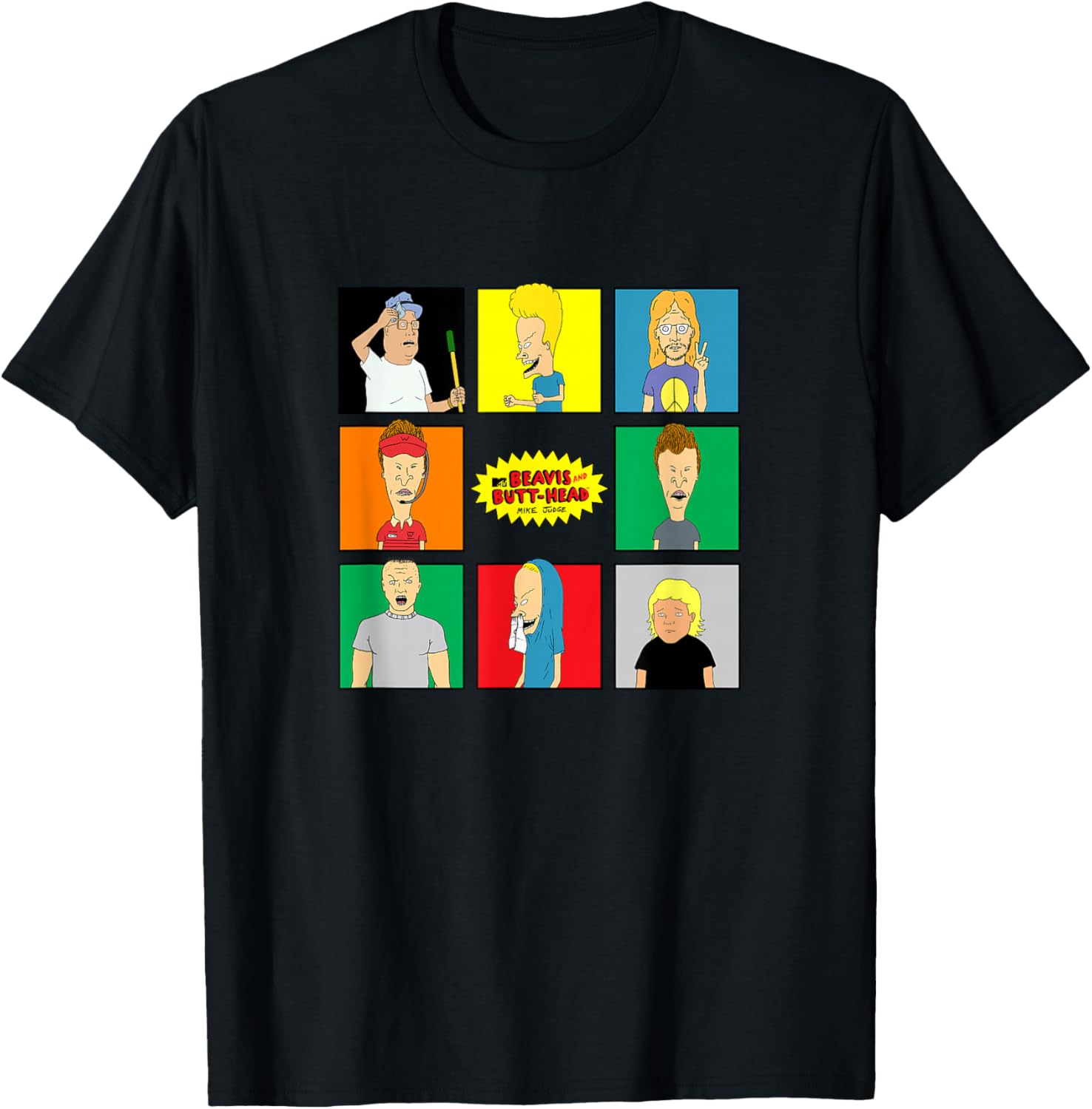 Beavis and Butthead - Boxed In T-Shirt - T-Shirt | Black