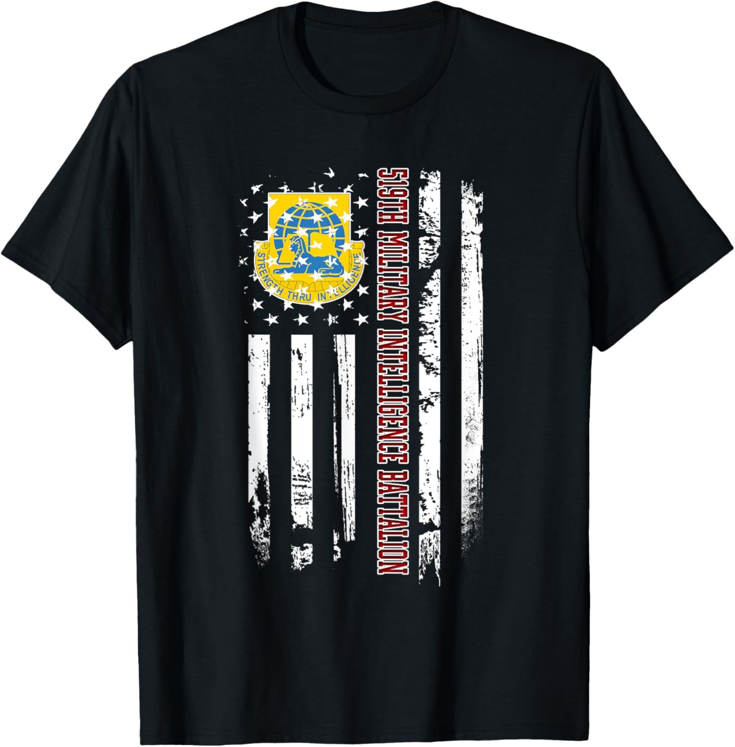 519th Military Intelligence Battalion Veteran Day Christmas T-Shirt - T-Shirt | Black