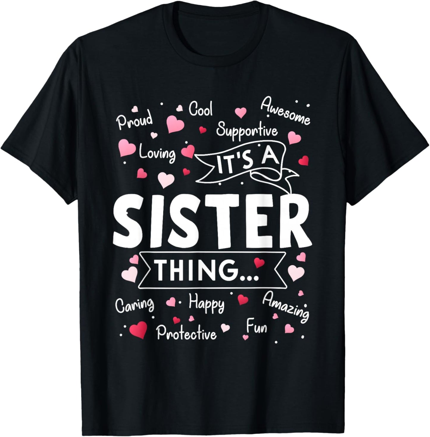 It's a Sister Thing Funny Women Cute Sisterhood Mothers Day T-Shirt - T-Shirt | Black