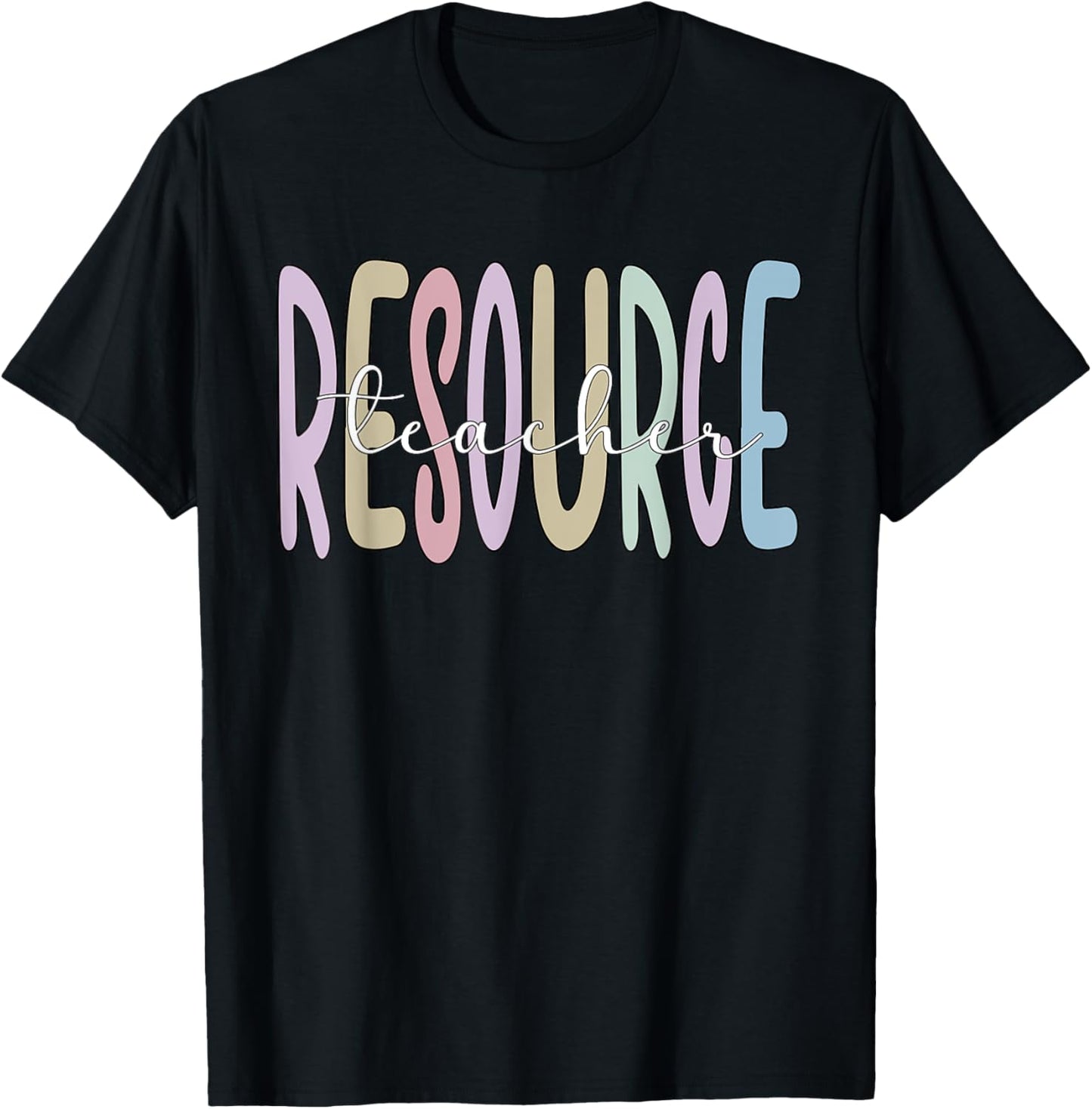 Resource Teacher Resource Teaching T-Shirt - T-Shirt | Black