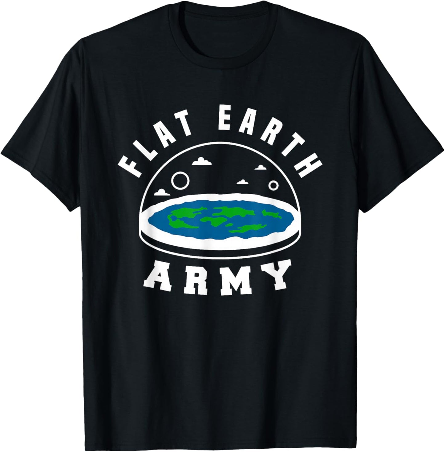 Flat Earth Army T-Shirt - T-Shirt | Black