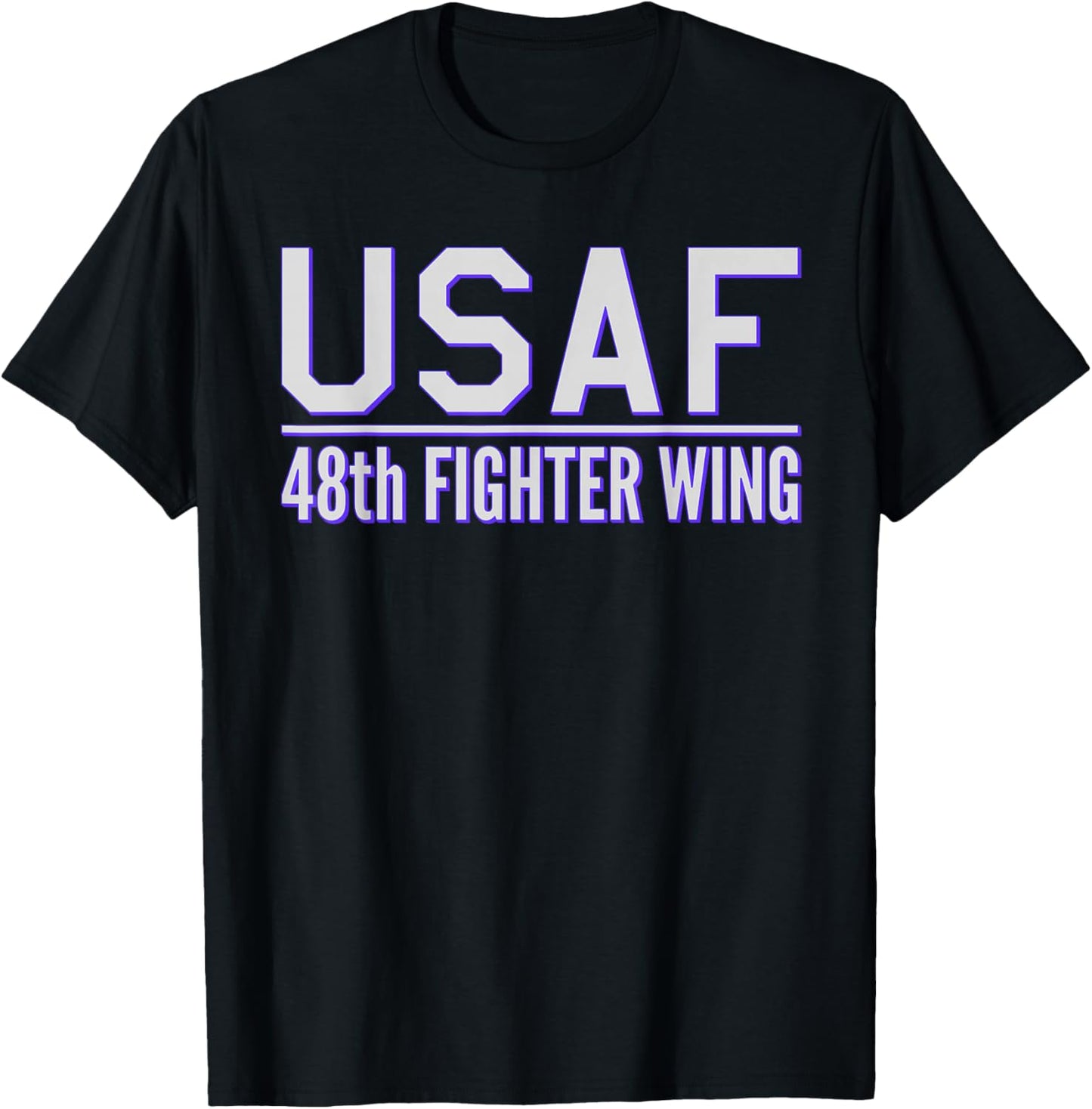 48th Fighter Wing Usaf Raf Lakenheath Air Force T-Shirt - T-Shirt | Black