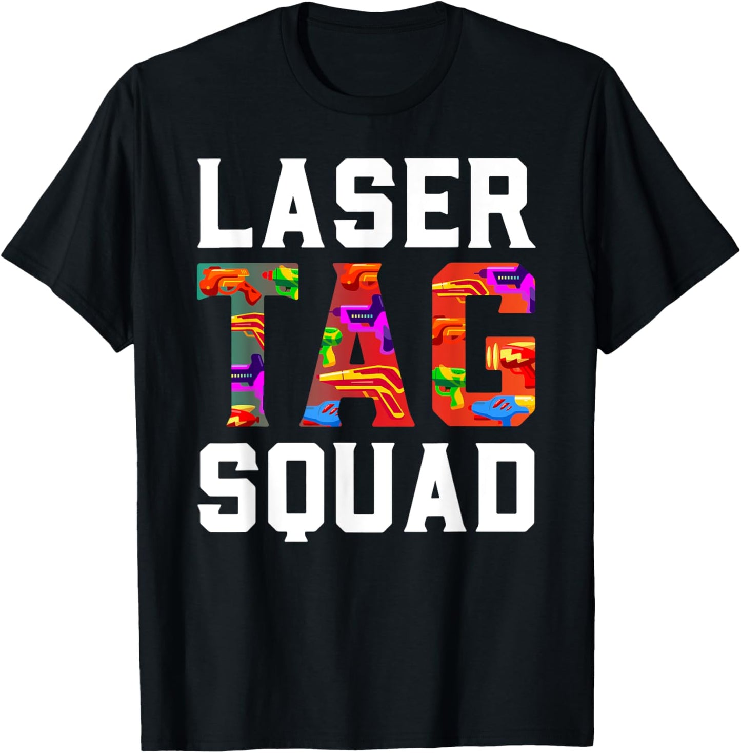Laser Tag Squad T-Shirt - T-Shirt | Black