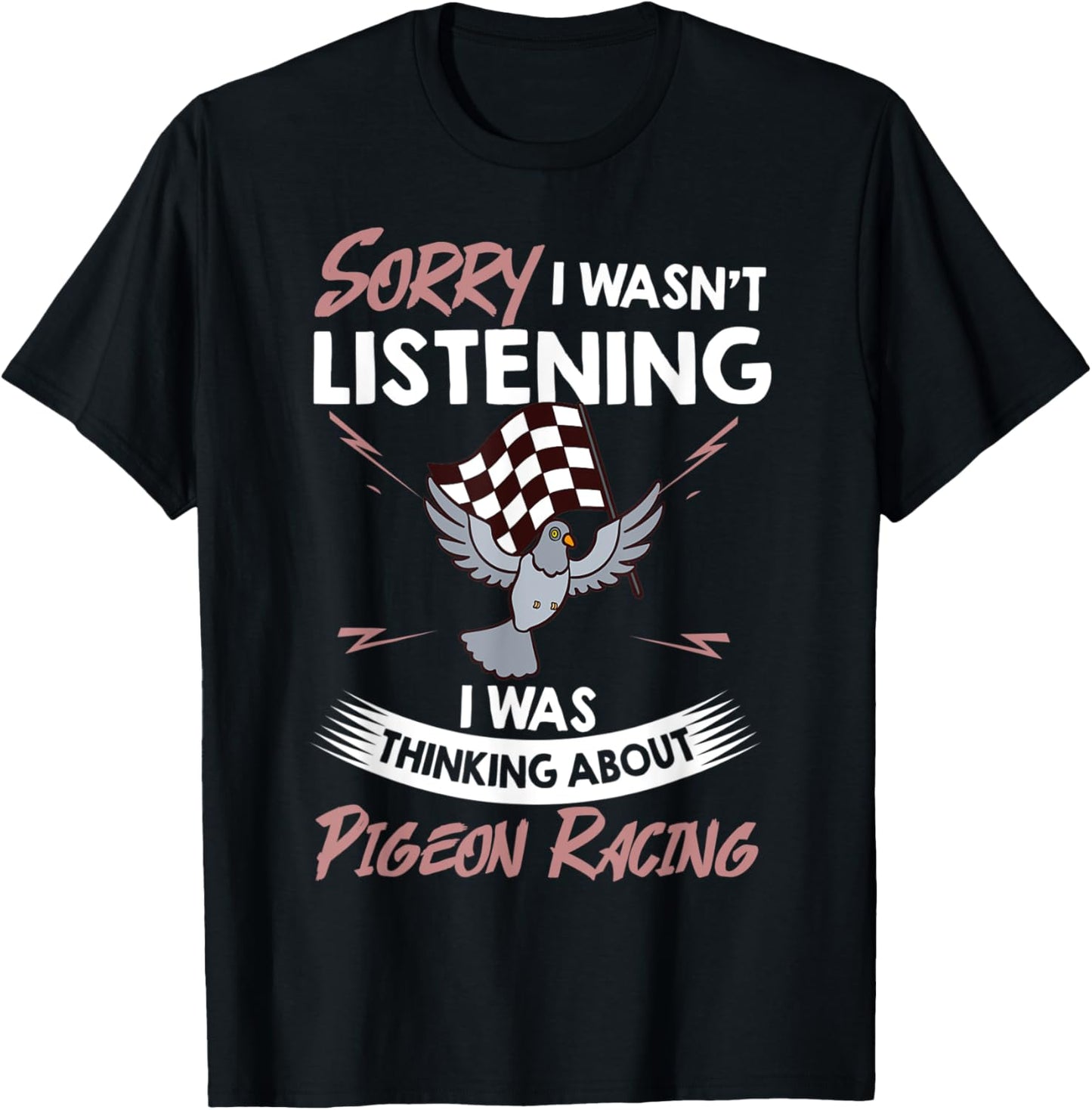 Pigeon Racing Trainer Bird Keeping Fancier Clock T-Shirt - T-Shirt | Black