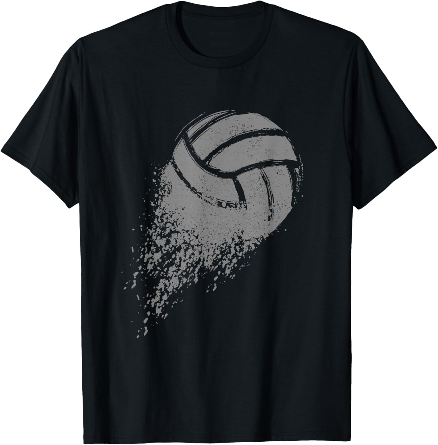 Volleyball Vintage Retro Sport Volleyball Player T-Shirt - T-Shirt | Black