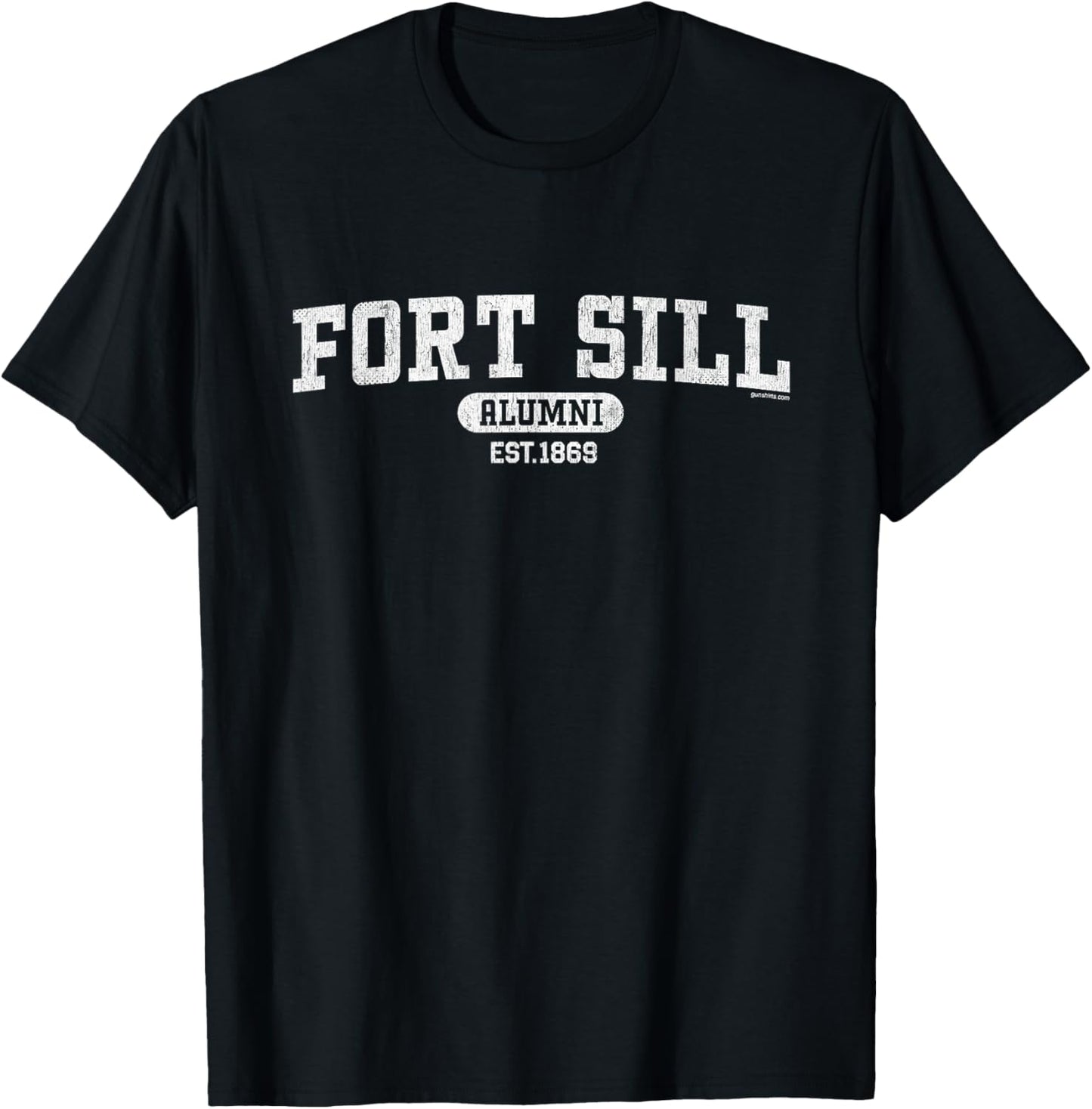 Fort Sill Alumni - Army Artillery School, Oklahoma T-Shirt - T-Shirt | Black