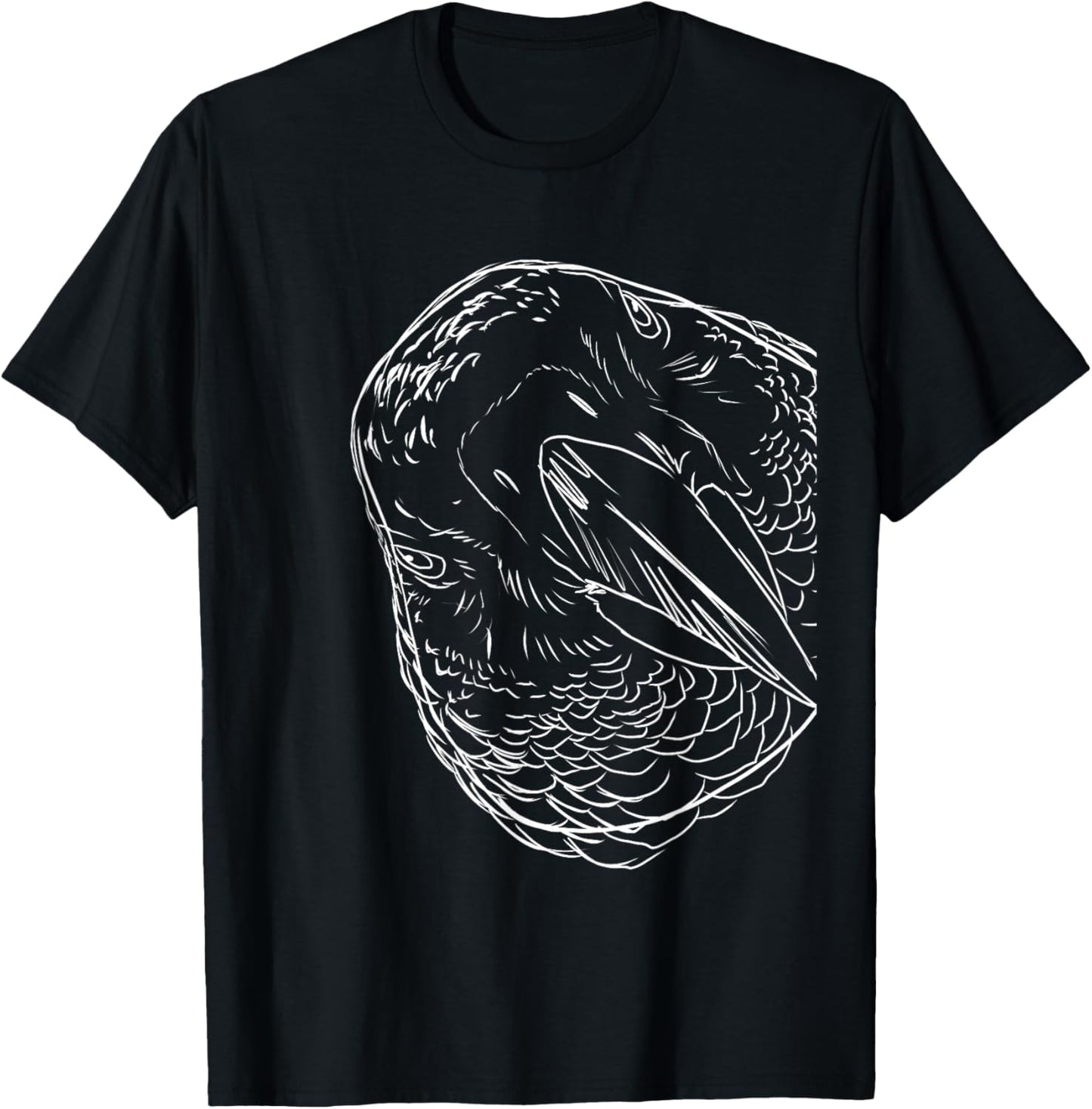 Funny Bird African Gray Parrot T-Shirt - T-Shirt | Black
