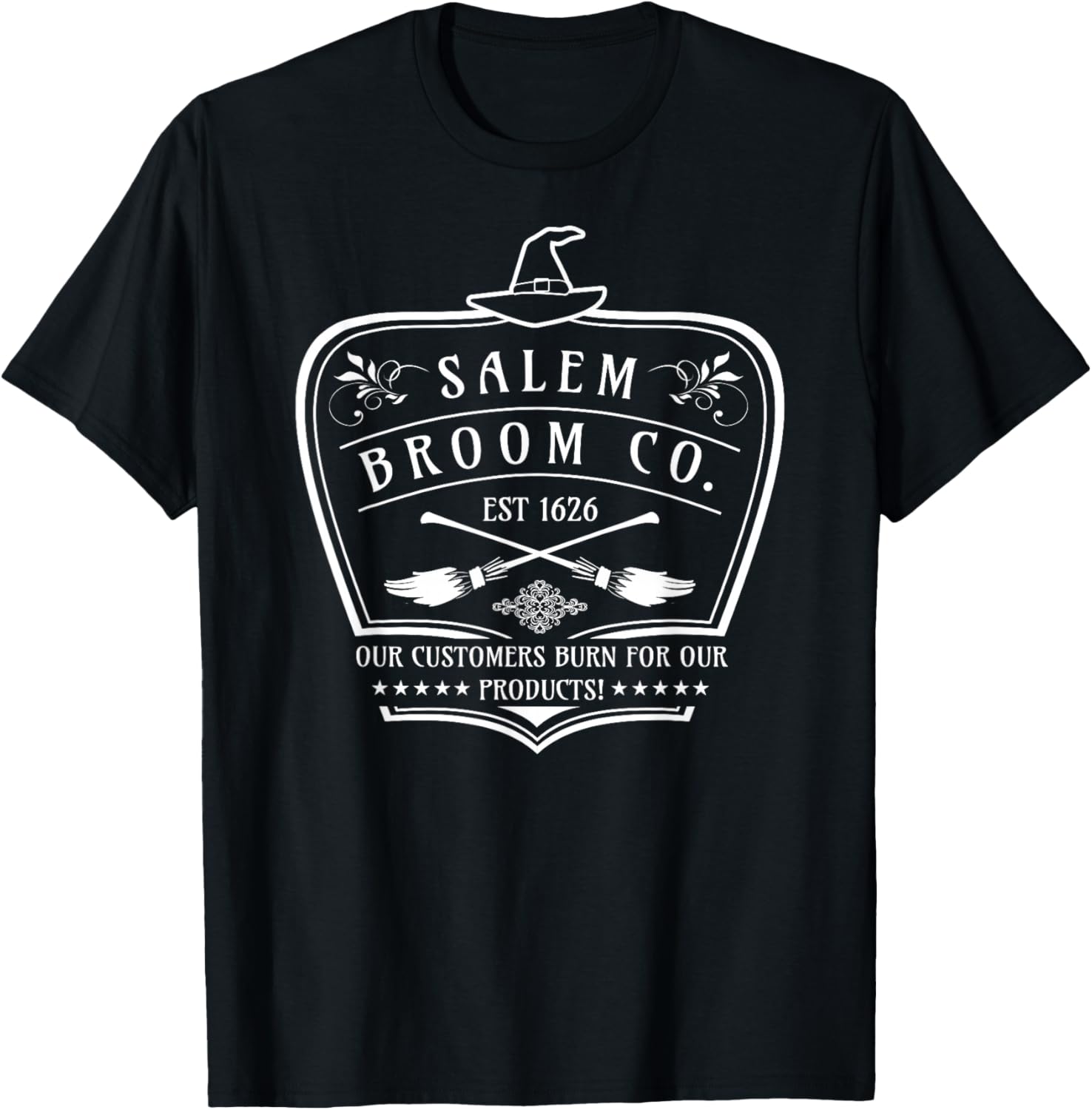 Salem Broom Company Trick or Treating T-Shirt - T-Shirt | Black
