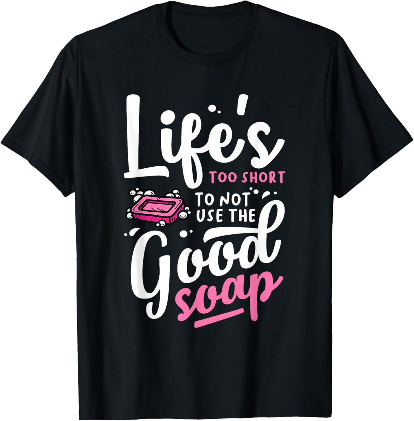 Funny Soap Maker Handmade Soap Making Soapmaking T-Shirt - T-Shirt | Black