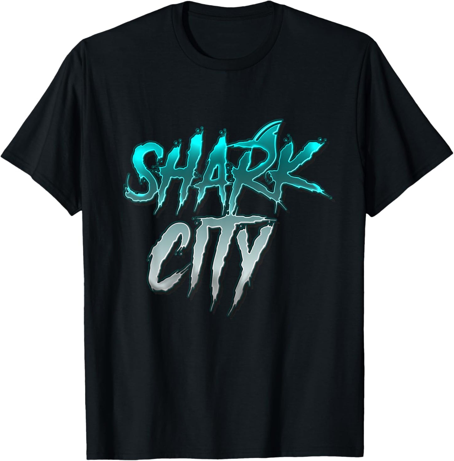Shark City, San Jose Savages, San Jo, 408, SJ San Jose Shirt T-Shirt - T-Shirt | Black