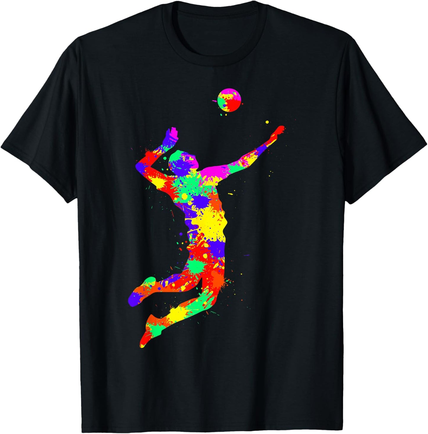 Volleyball Player Boys Kids Youth T-Shirt - T-Shirt | Black