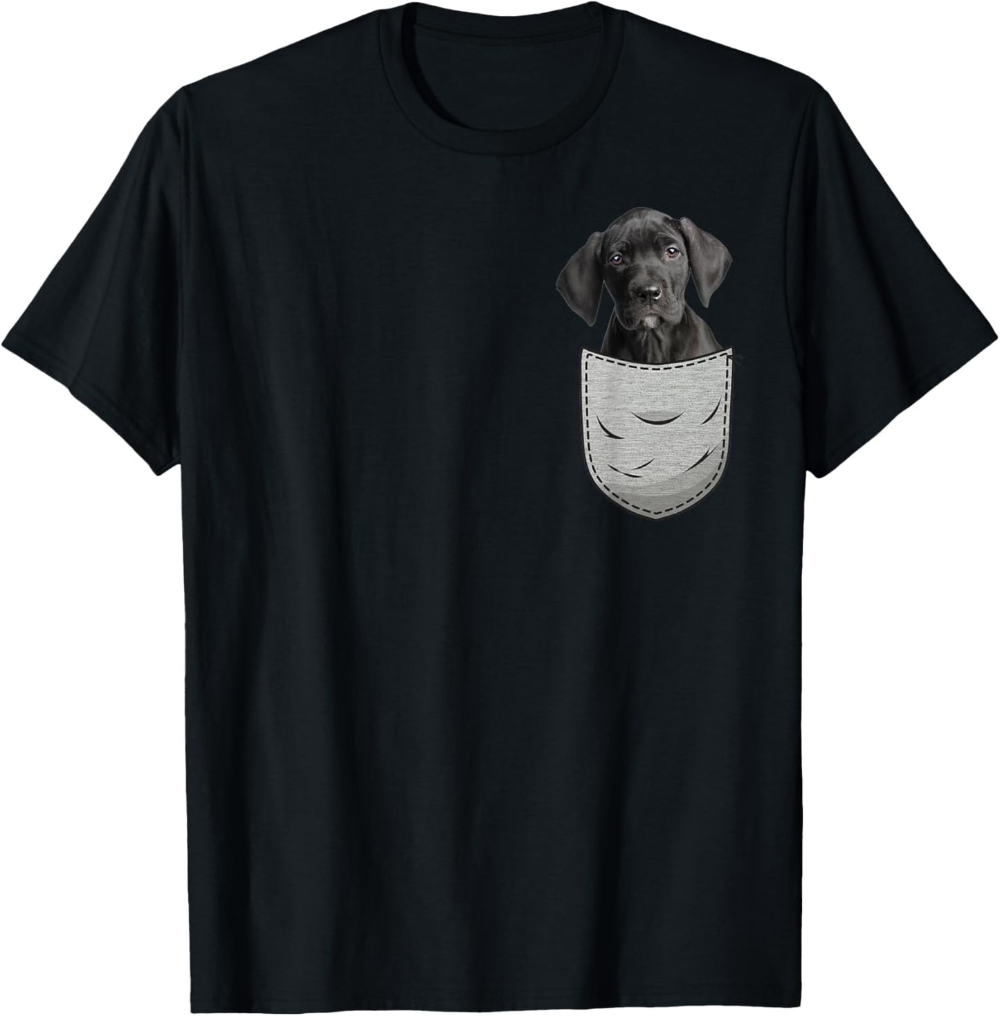 Great Dane Puppy Apollo of Dogs Gentle Giant Lady T-Shirt - T-Shirt | Black