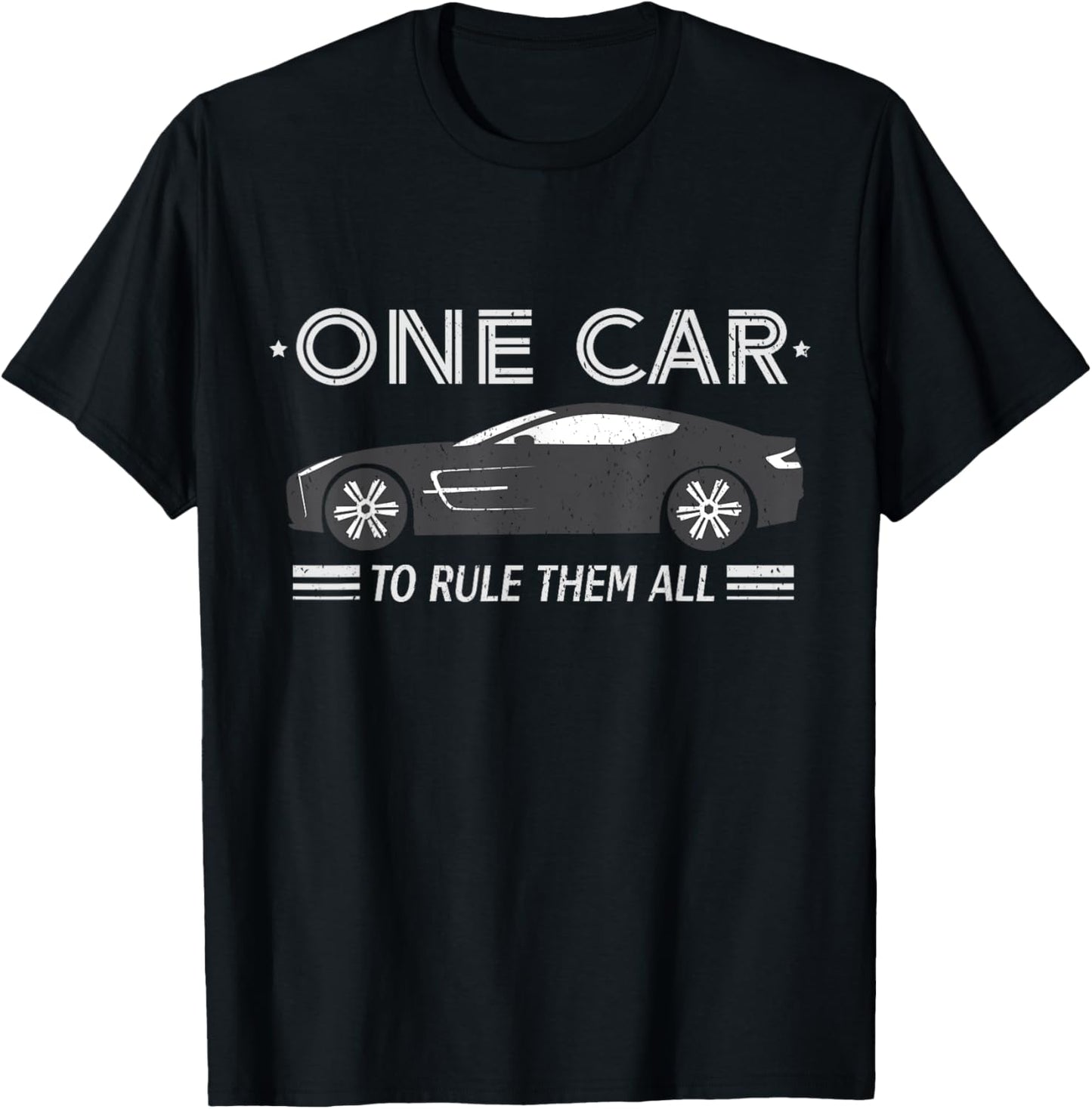 Sport Car One Car to rule them all T-Shirt - T-Shirt | Black