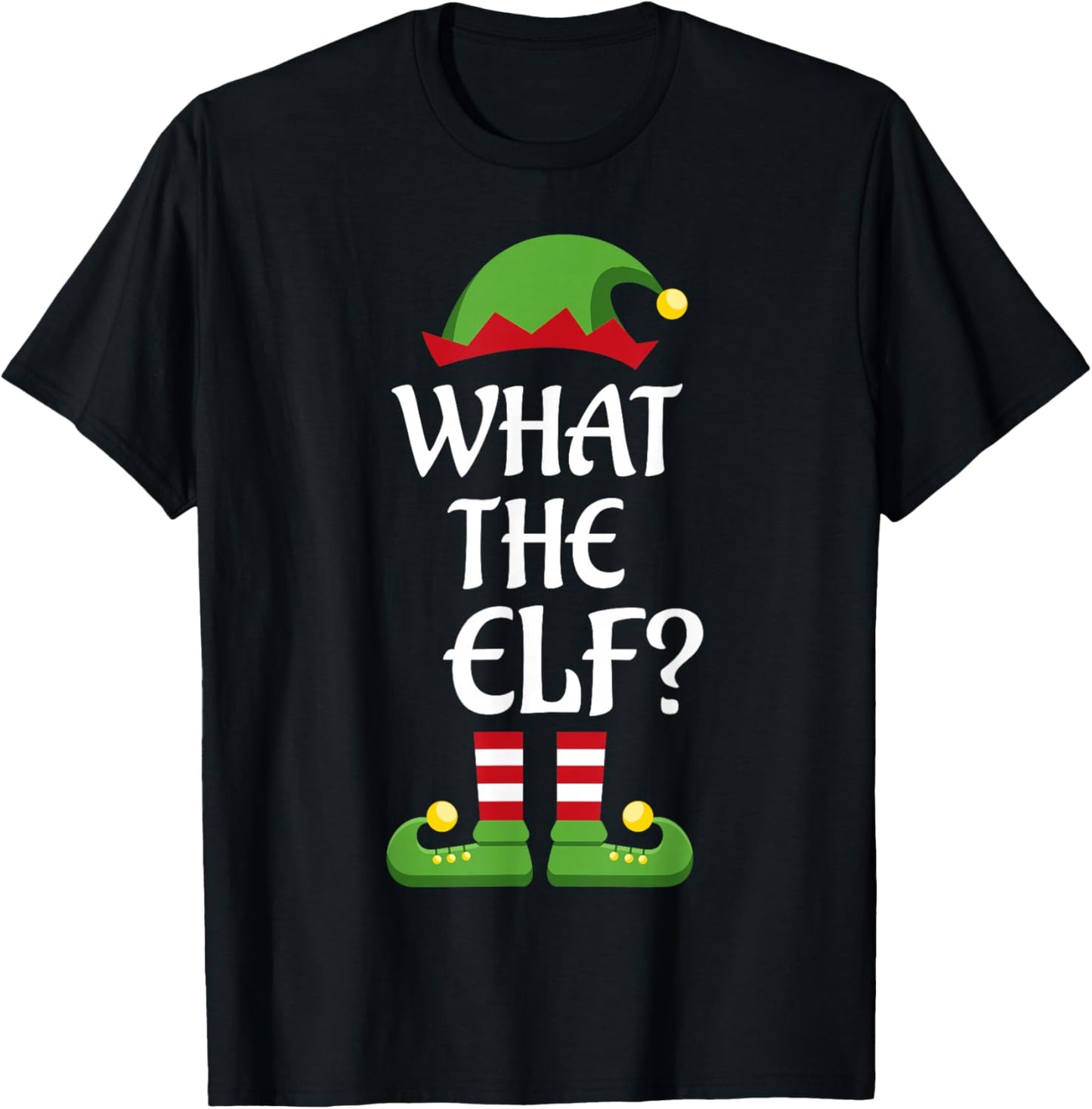 What The Elf Family Matching Group Christmas T-Shirt - T-Shirt | Black