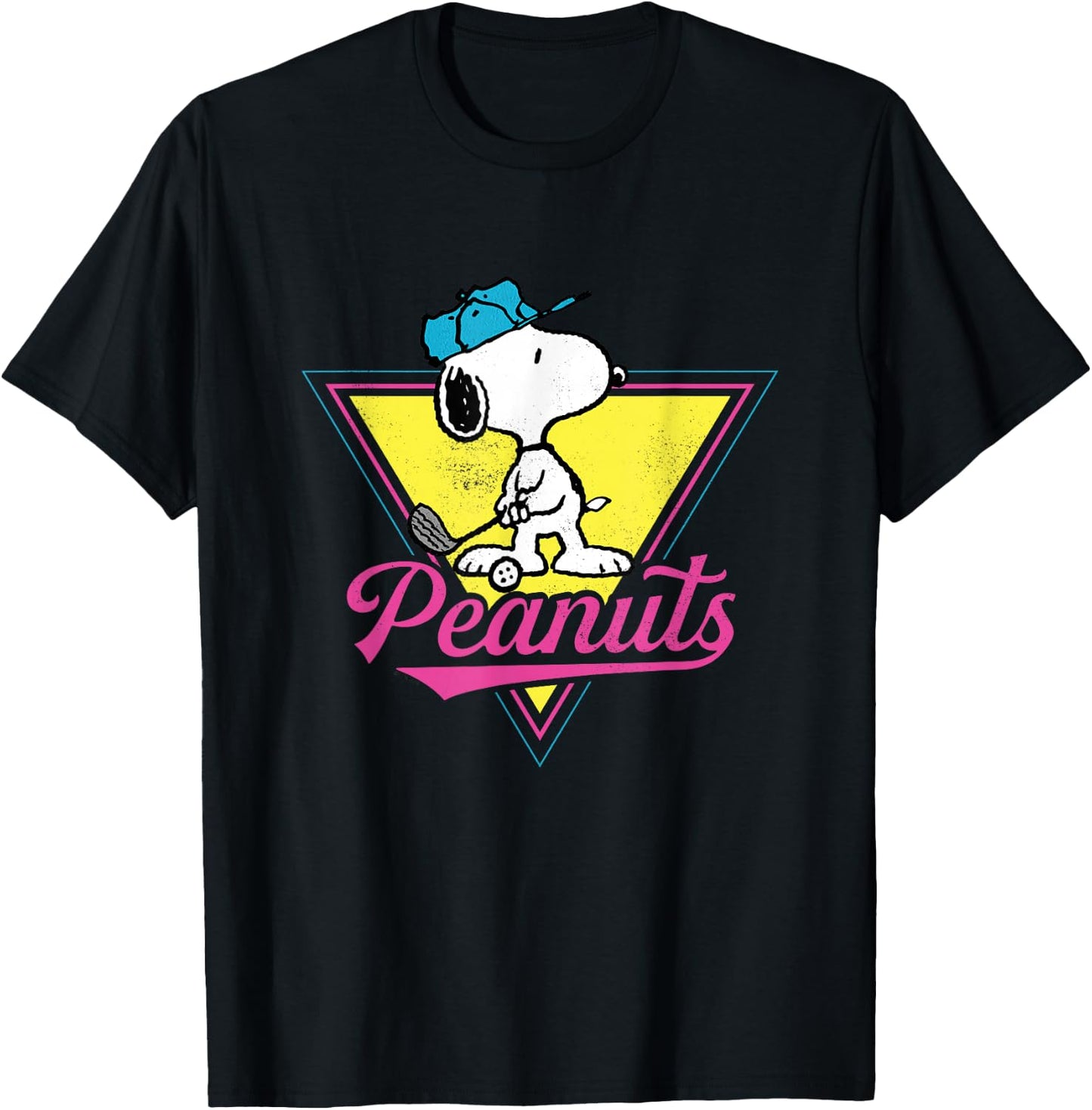 Peanuts - Golf Snoopy T-Shirt - T-Shirt | Black