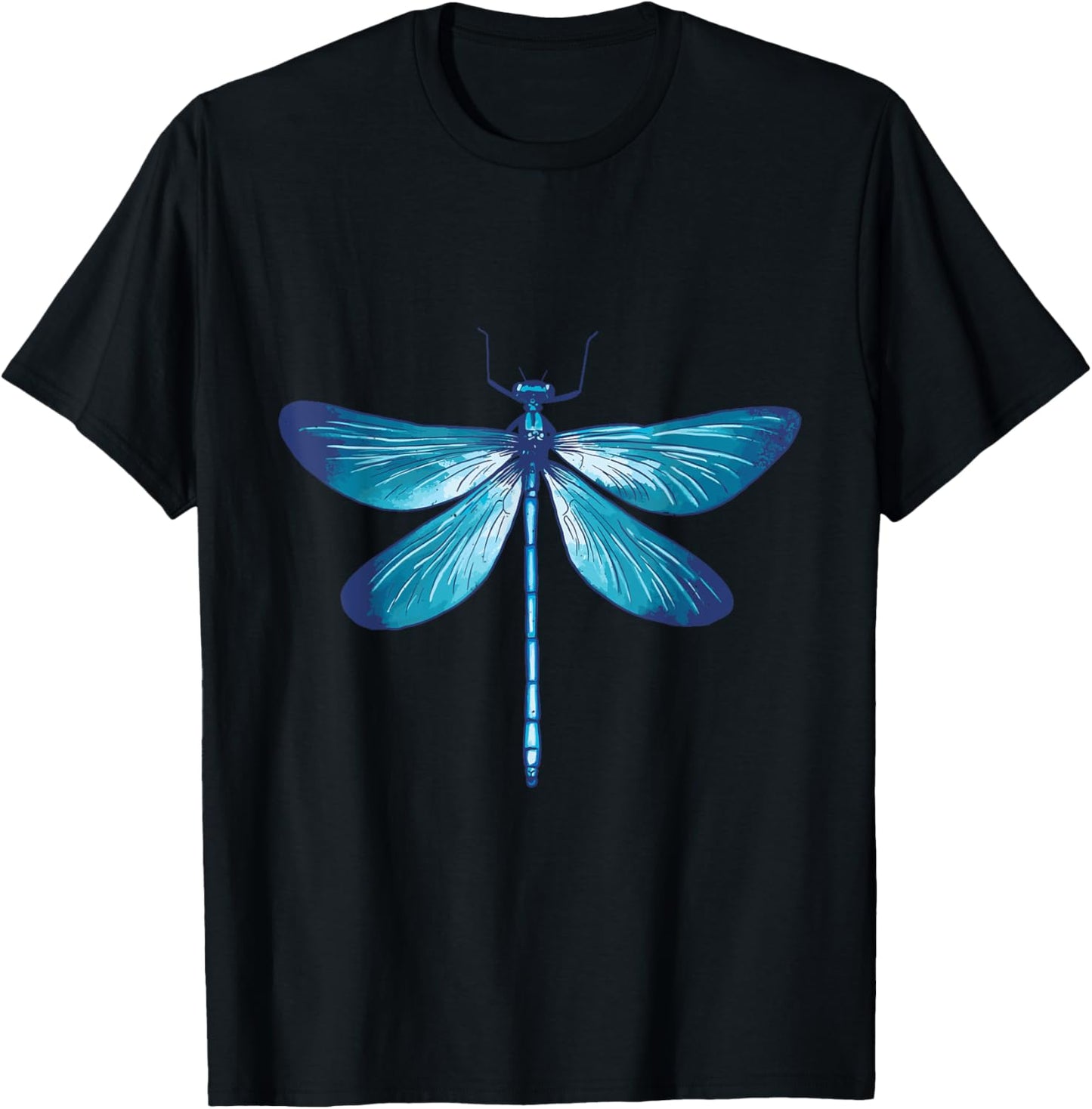 Dragonfly in blue Animal Lover Insects Wildlife Animals T-Shirt - T-Shirt | Black