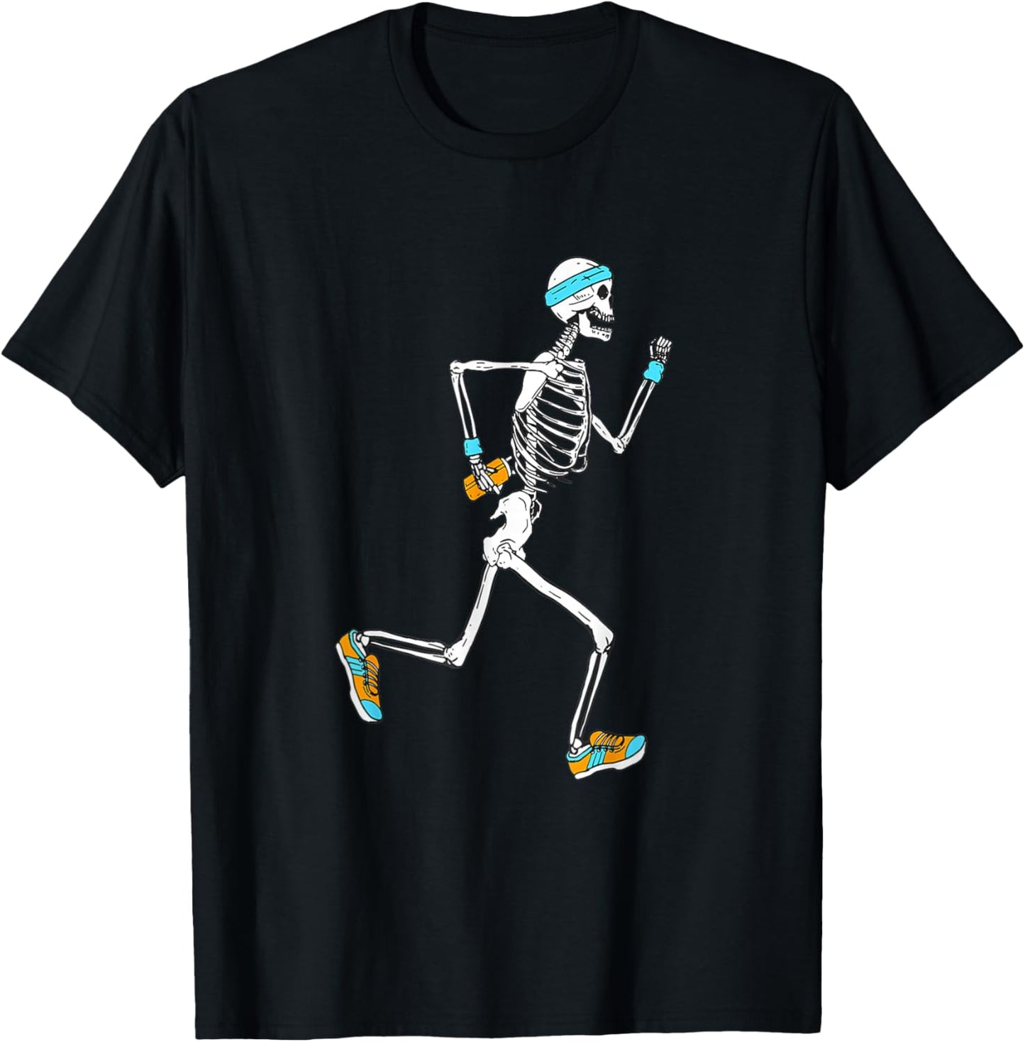 Running Skeleton Funny Halloween Costume Women T-Shirt - T-Shirt | Black