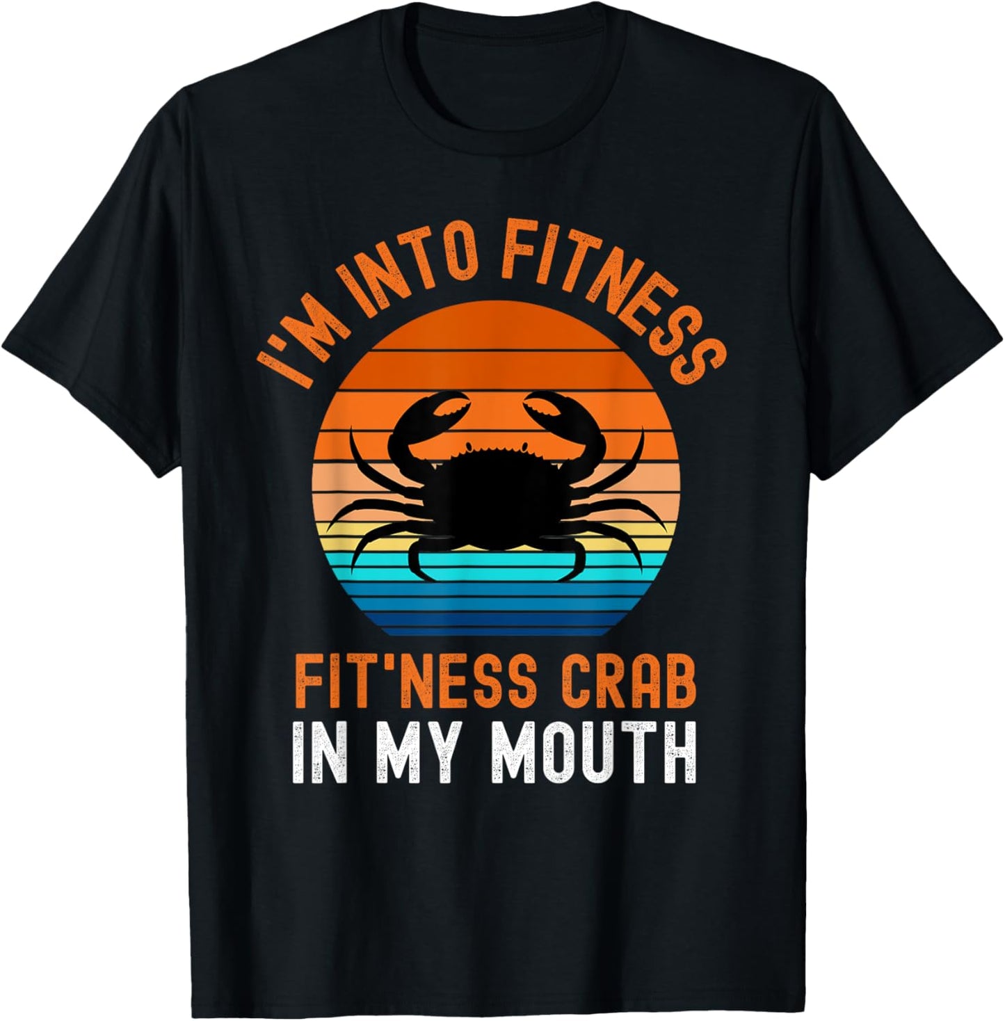 Funny Crab Leg Eating Seafood Boil Cookout Adult Men's Kids T-Shirt - T-Shirt | Black