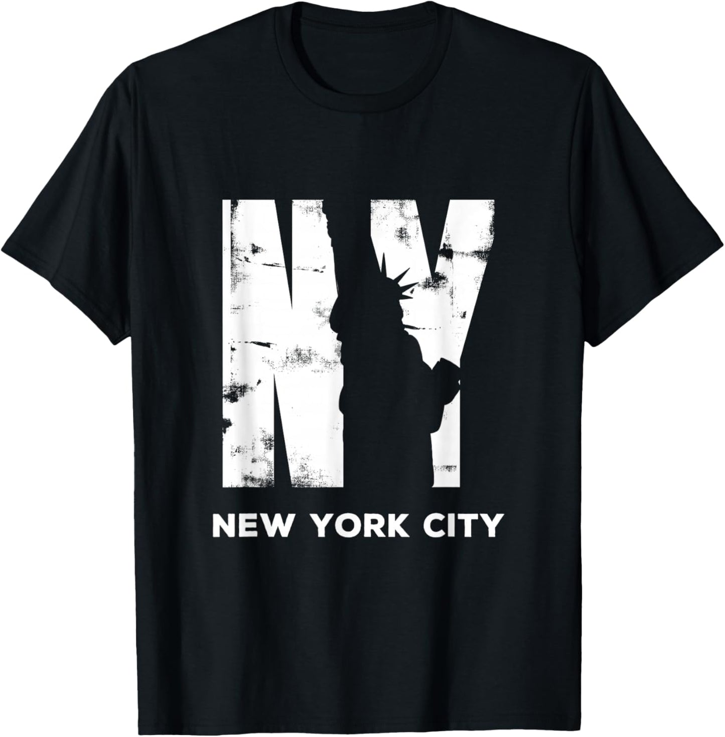 Vintage New York City NYC Statue of Liberty T-Shirt - T-Shirt | Black