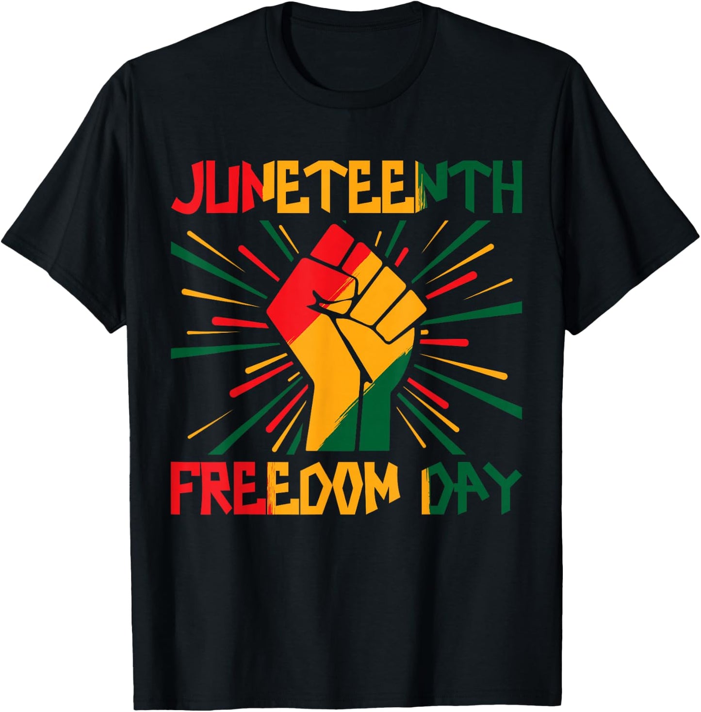 Juneteenth Freedom Day T-Shirt - T-Shirt | Black