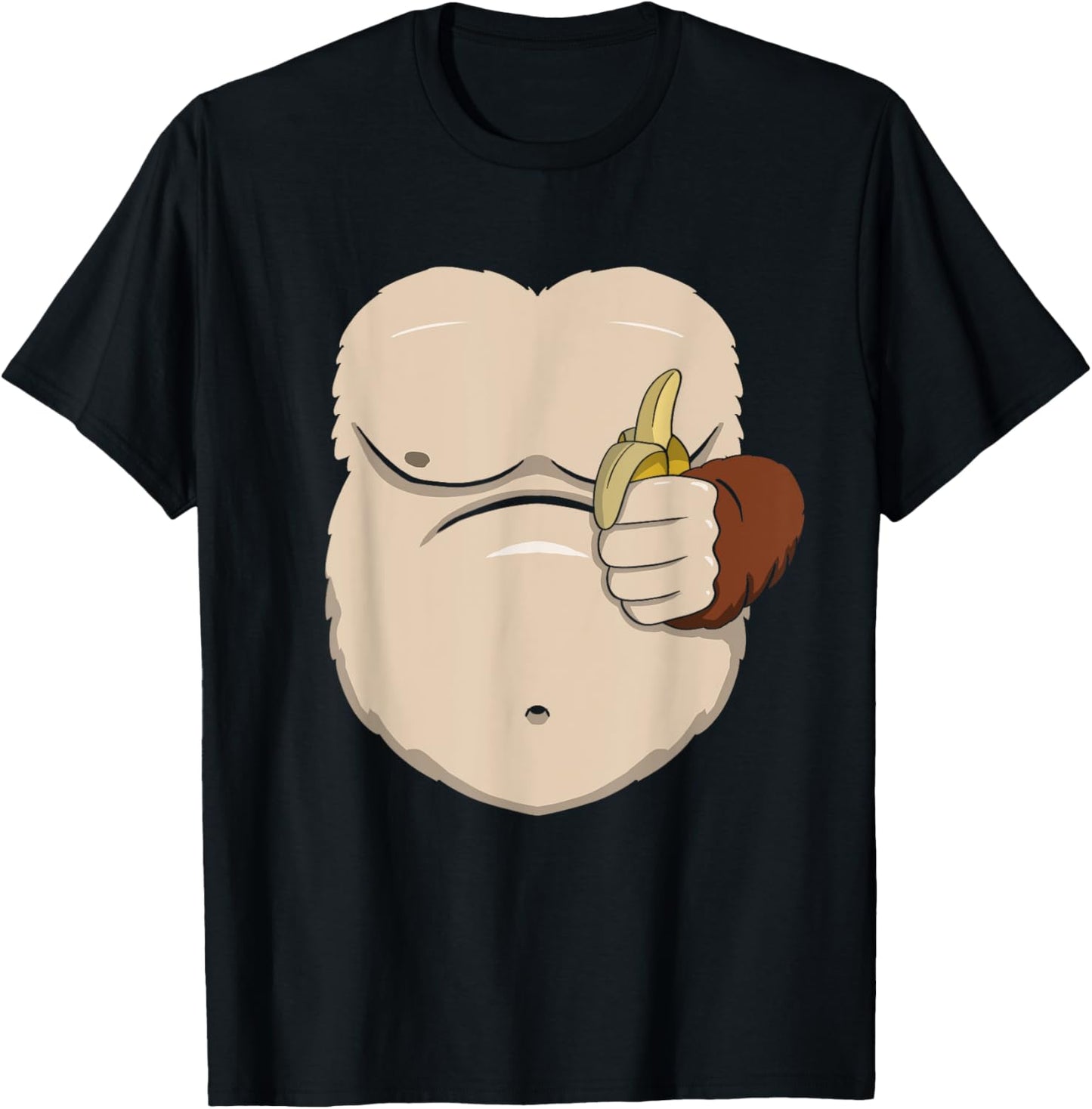 Funny Monkey Shirt , Women, Kids and Toddlers T-Shirt - T-Shirt | Black