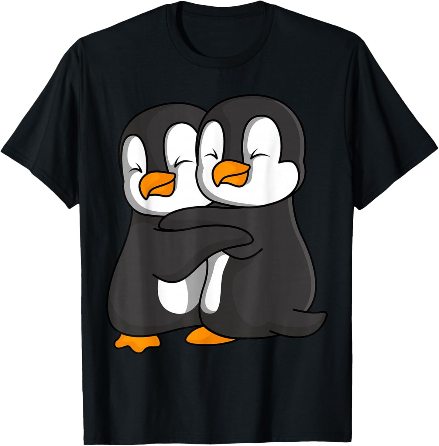 Penguin Lovers Penguin Children Girls Women T-Shirt - T-Shirt | Black