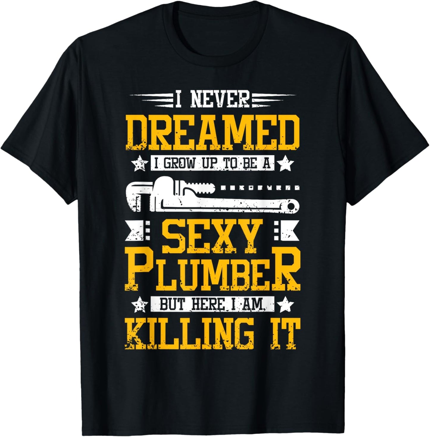 Sexy Plumber T-Shirt - T-Shirt | Black