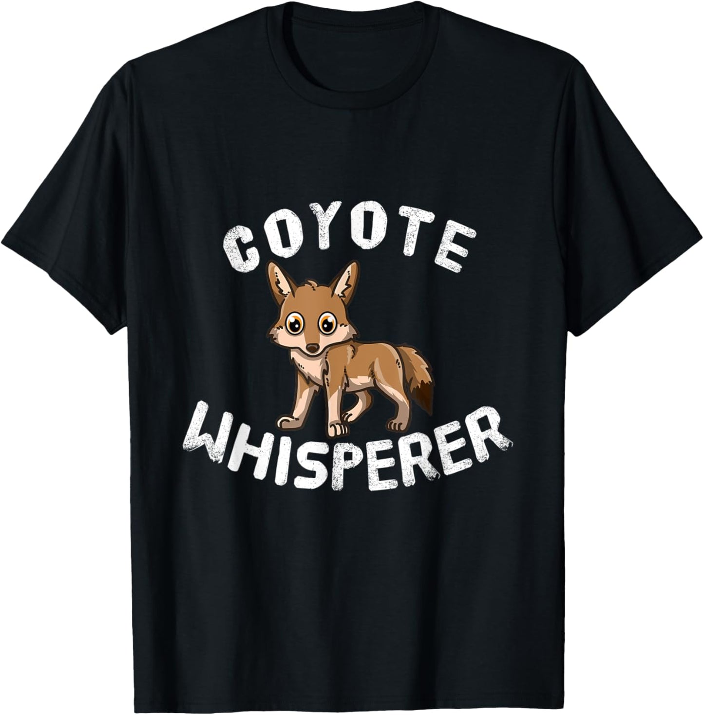 Funny Coyote Lover Coyote Whisperer T-Shirt - T-Shirt | Black