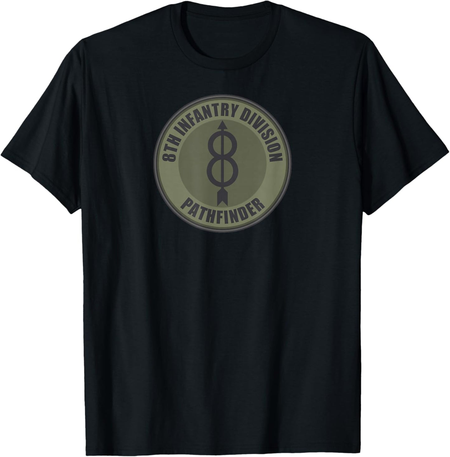 8th Infantry Division T-Shirt - T-Shirt | Black