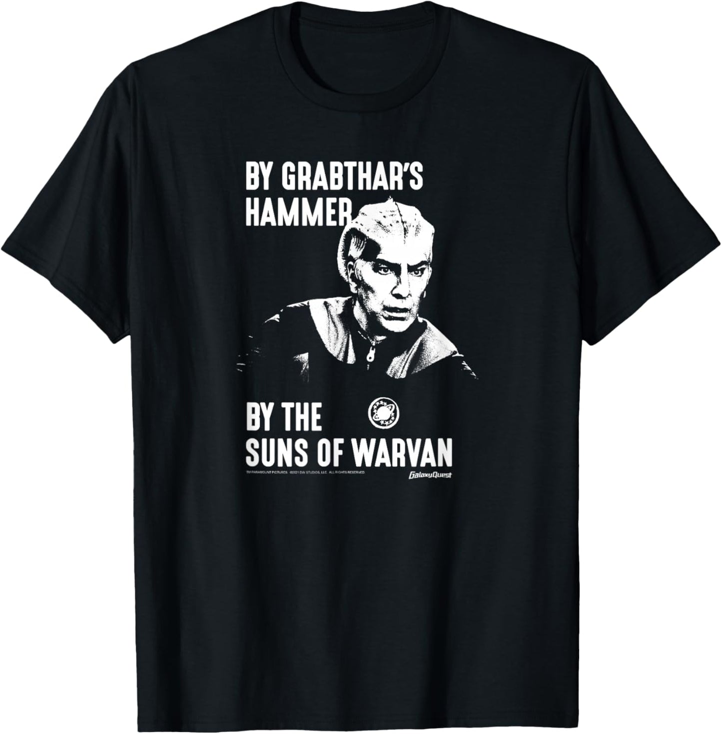 Galaxy Quest Sir Alexandar Dane Edit T-Shirt - T-Shirt | Black