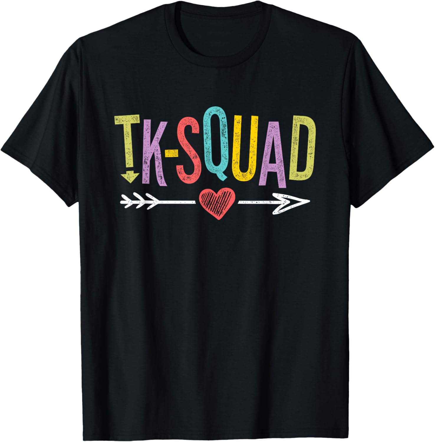TK-Squad - Transitional Kindergarten Teacher Team Shirts T-Shirt - T-Shirt | Black