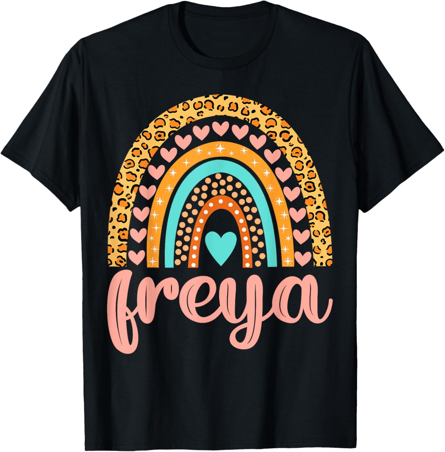 Freya Freya Name Birthday Shirt Gift T-Shirt - T-Shirt | Black