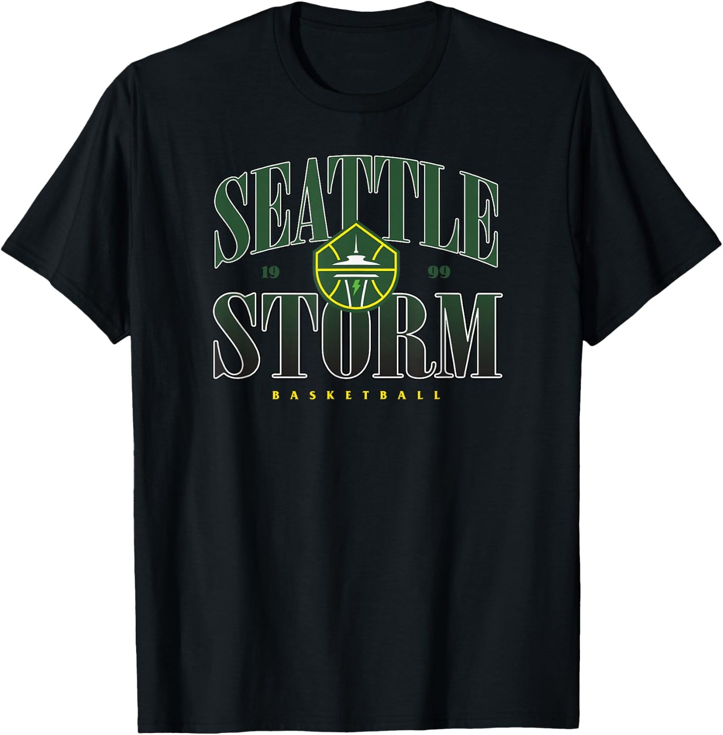 WNBA Seattle Storm Courtside T-Shirt - T-Shirt | Black