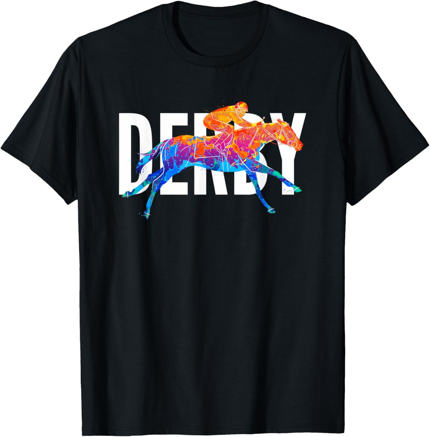 Derby Day Horse Racing Kentucky Epsom 2022 T-Shirt - T-Shirt | Black
