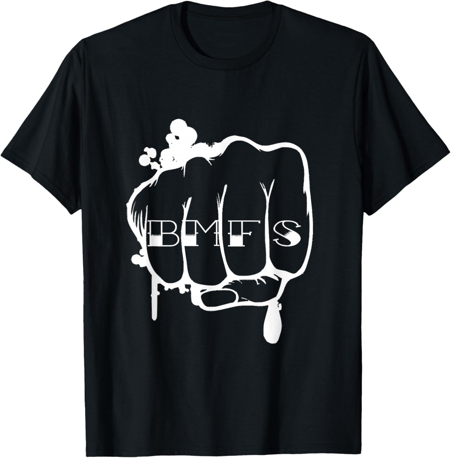 BMFS Tattoo Knuckle Ring T-Shirt - T-Shirt | Black