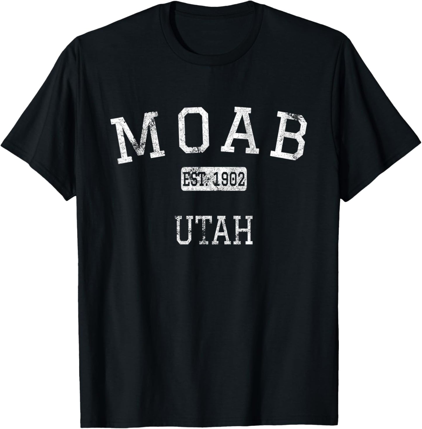 Moab Utah UT Vintage T-Shirt - T-Shirt | Black