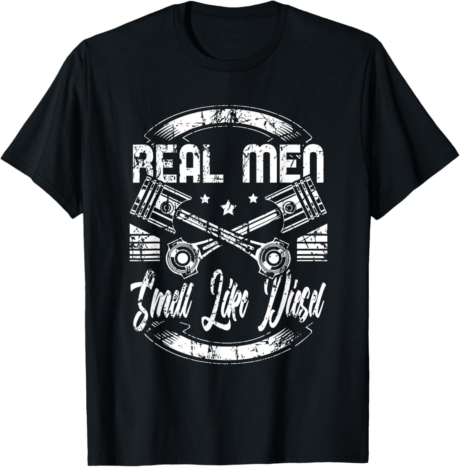 Real Men Smell like Diesel Mechanic Men T-Shirt - T-Shirt | Black