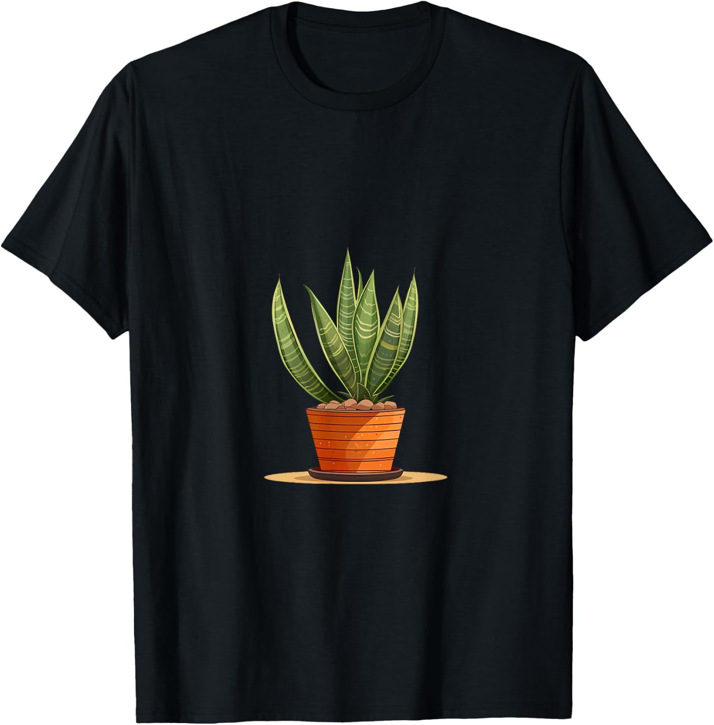Sansevieria Plant Houseplant T-Shirt - T-Shirt | Black