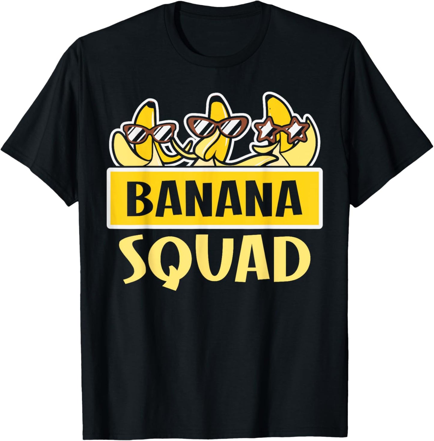 Funny Banana Squad Shirt That’s Bananas Halloween Costume T-Shirt - T-Shirt | Black