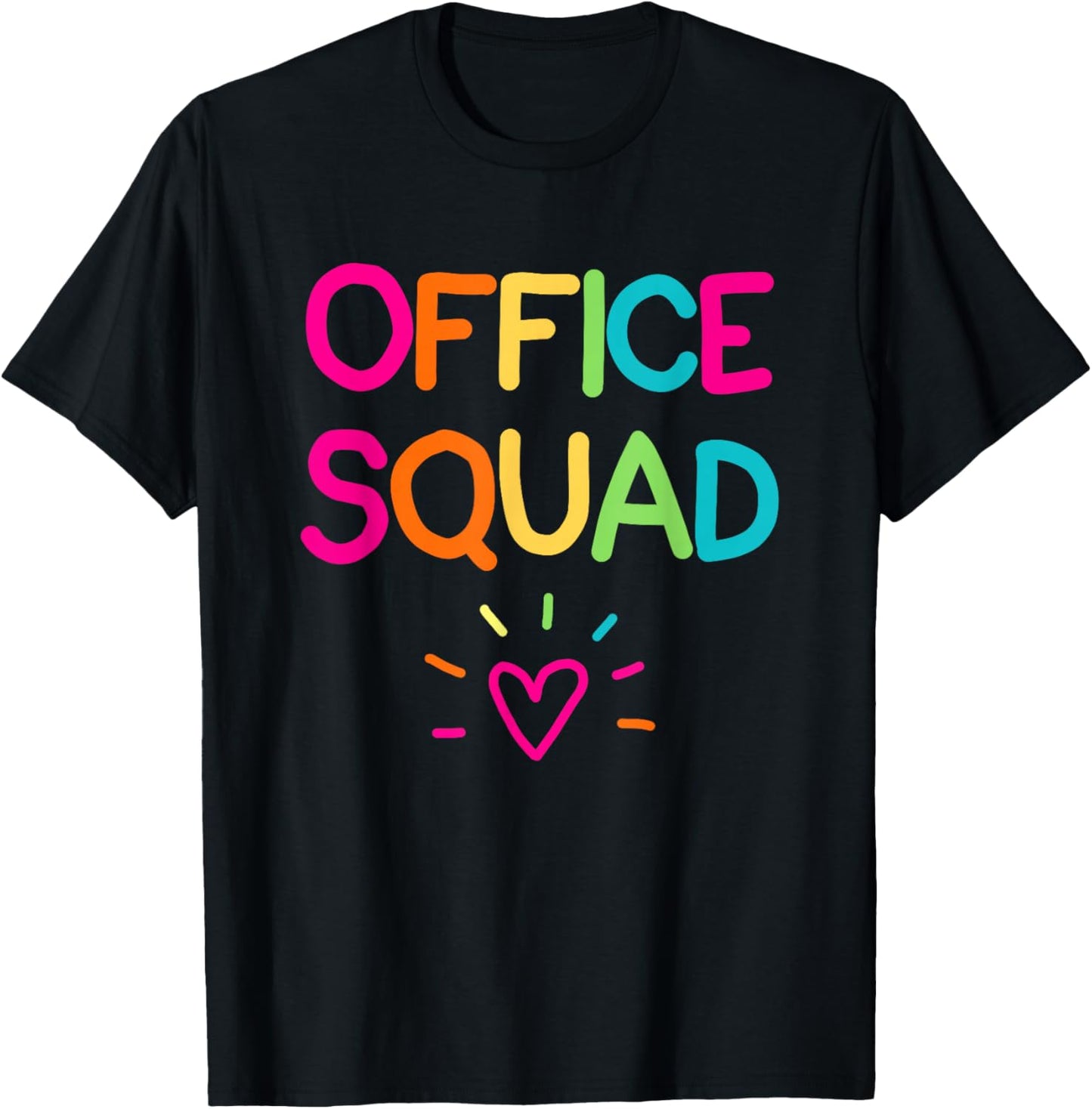 Office Squad Administrative Assistant School Secretary T-Shirt - T-Shirt | Black