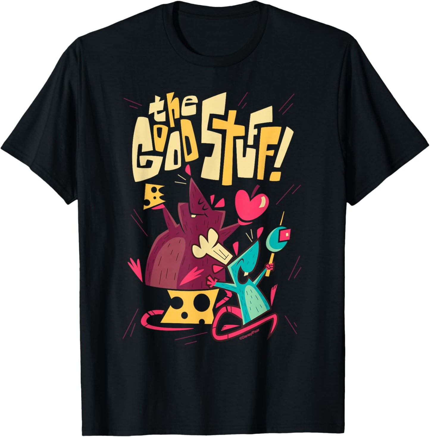 Disney and Pixar's Ratatouille Remy Emile The Good Stuff T-Shirt - T-Shirt | Black