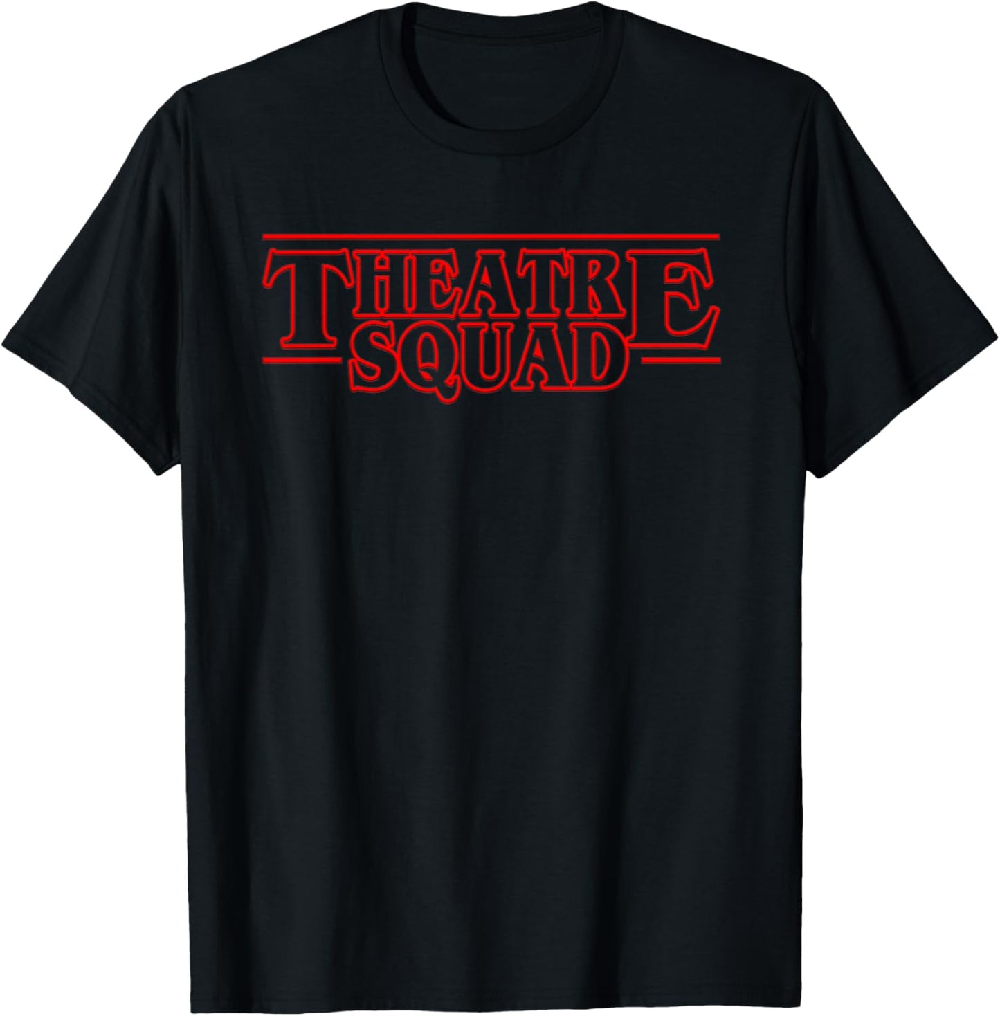 Theatre Squad Broadway Nerd Musical Theatre Actress Actor T-Shirt - T-Shirt | Black