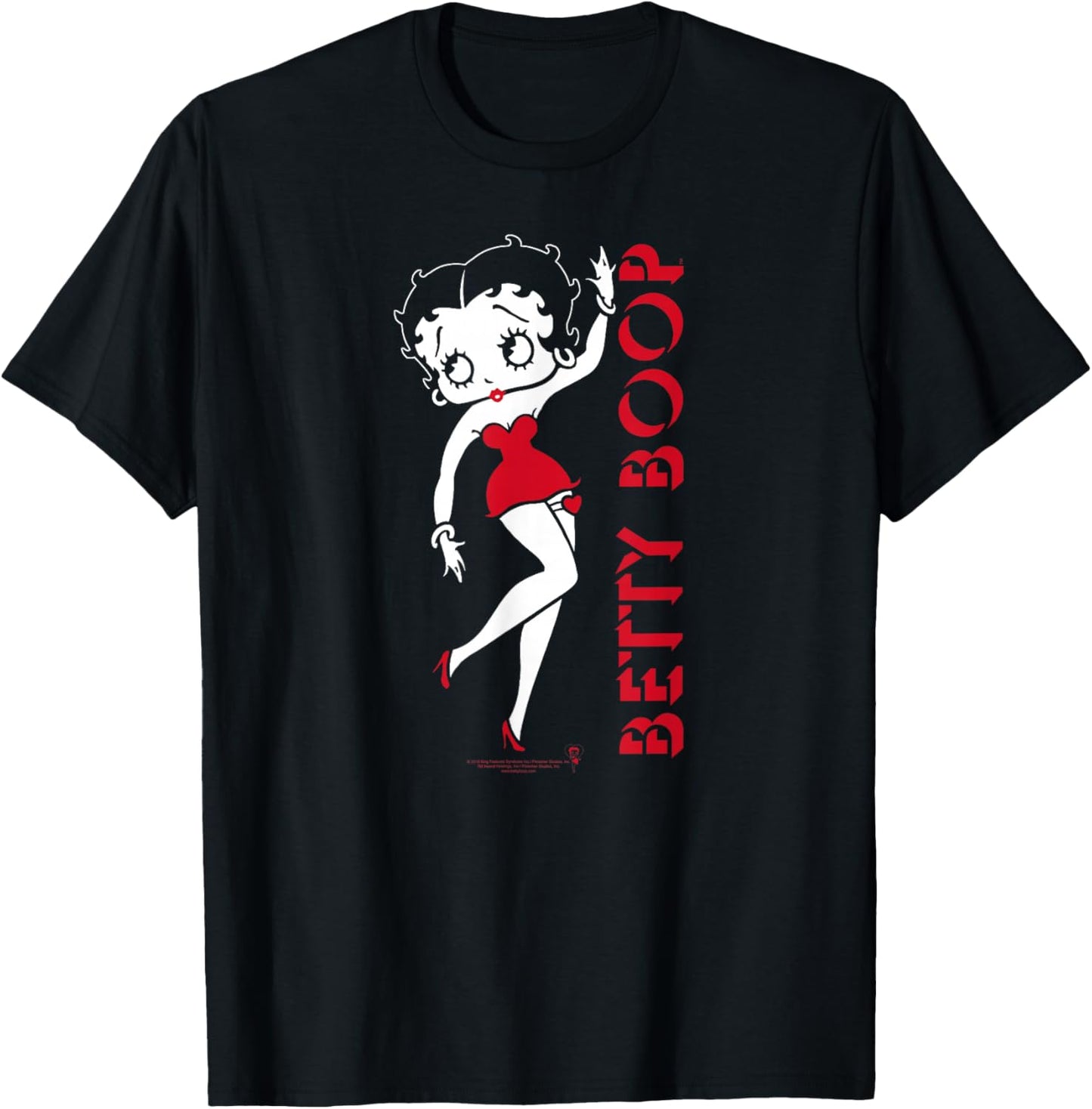 Betty Boop Classic Pose T-Shirt - T-Shirt | Black